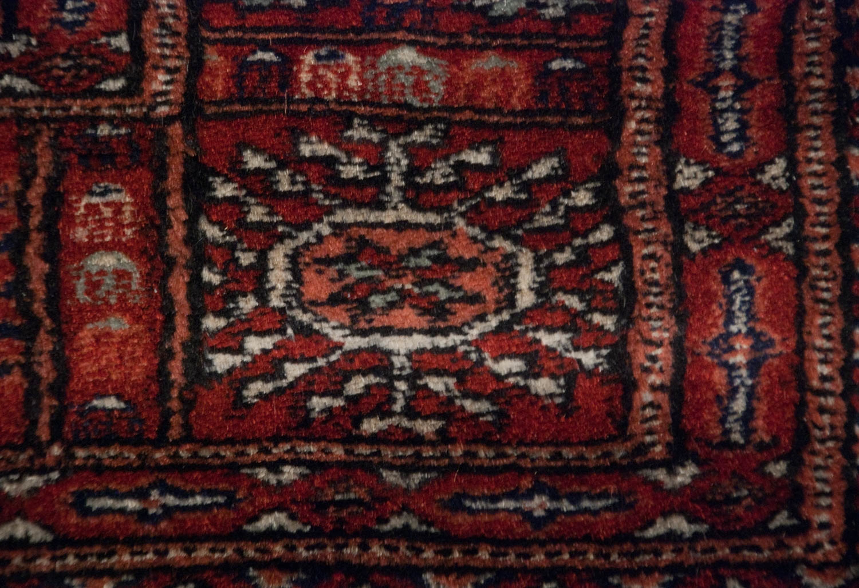 4x13.5 Vintage Fine Bokhara Rug Runner by Old New House® - product image 9 for Resin Society