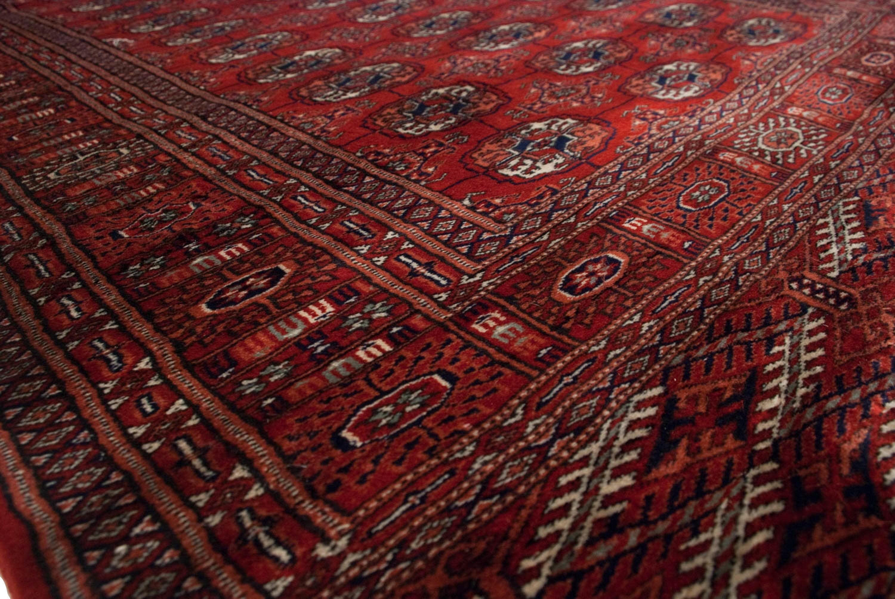 4x13.5 Vintage Fine Bokhara Rug Runner by Old New House® - product image 15 for Resin Society