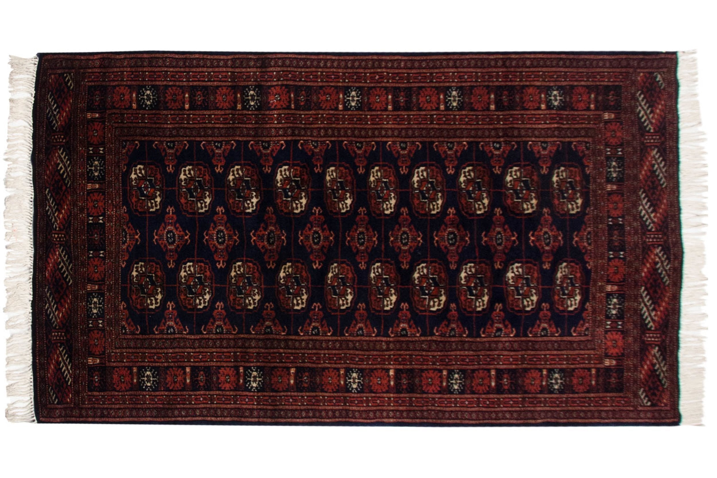 3x5.5 Vintage Fine Bokhara Rug by Old New House® - product image 2 for Resin Society