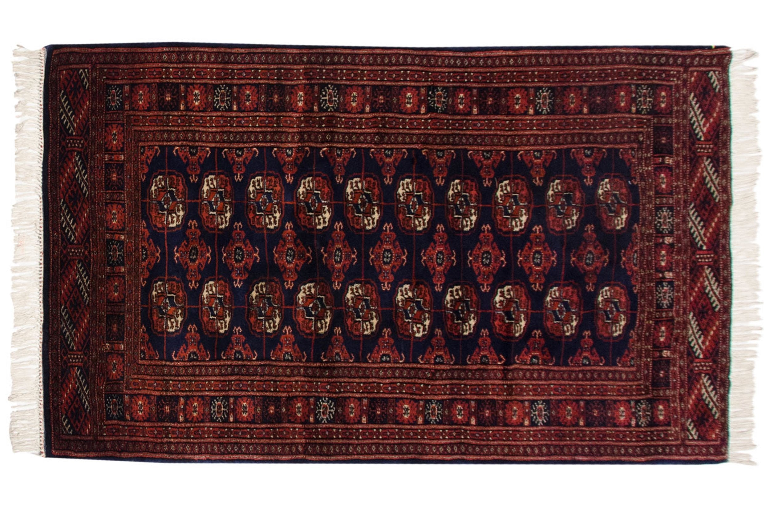3x5.5 Vintage Fine Bokhara Rug by Old New House® - main product image for Resin Society