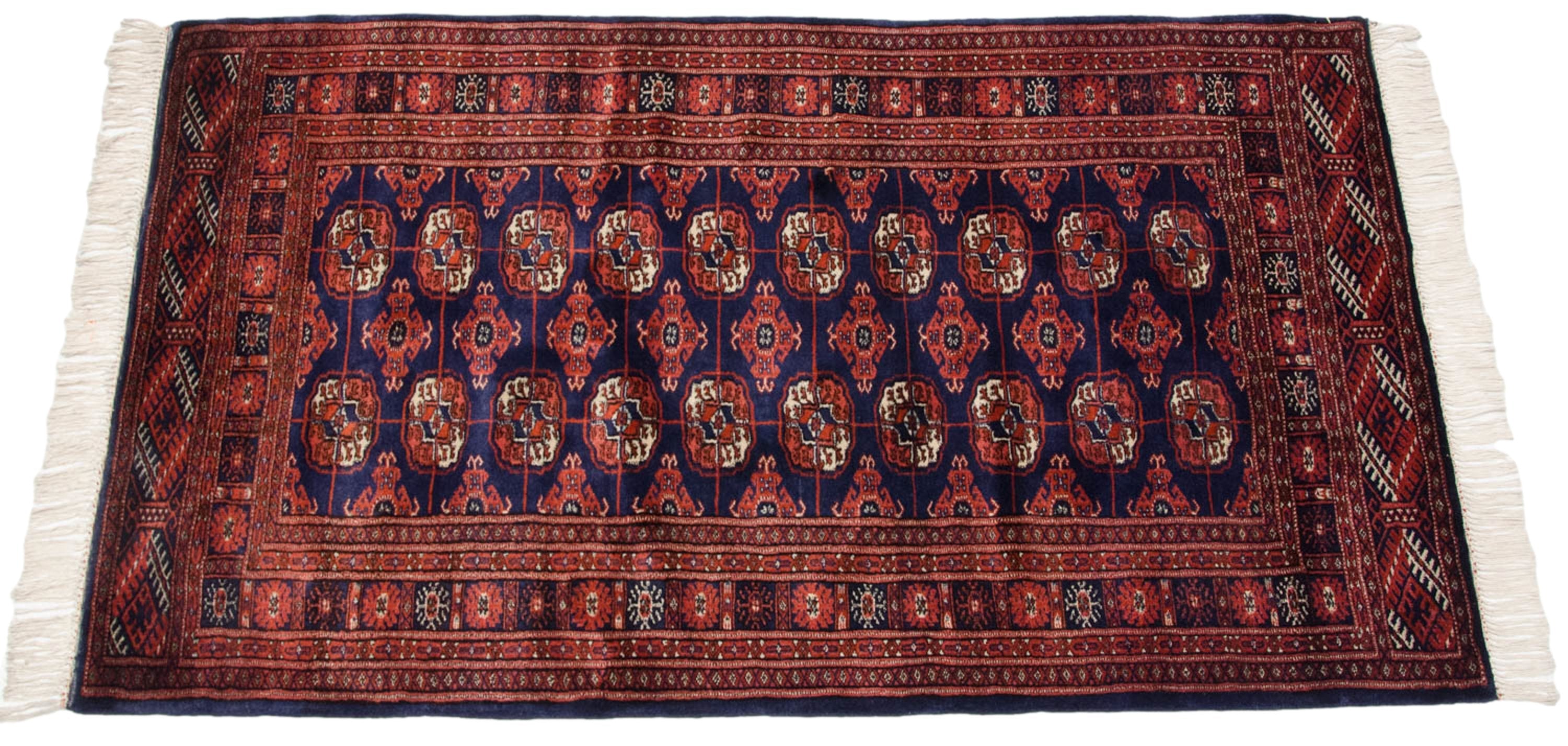 3x5.5 Vintage Fine Bokhara Rug by Old New House® - product image 3 for Resin Society
