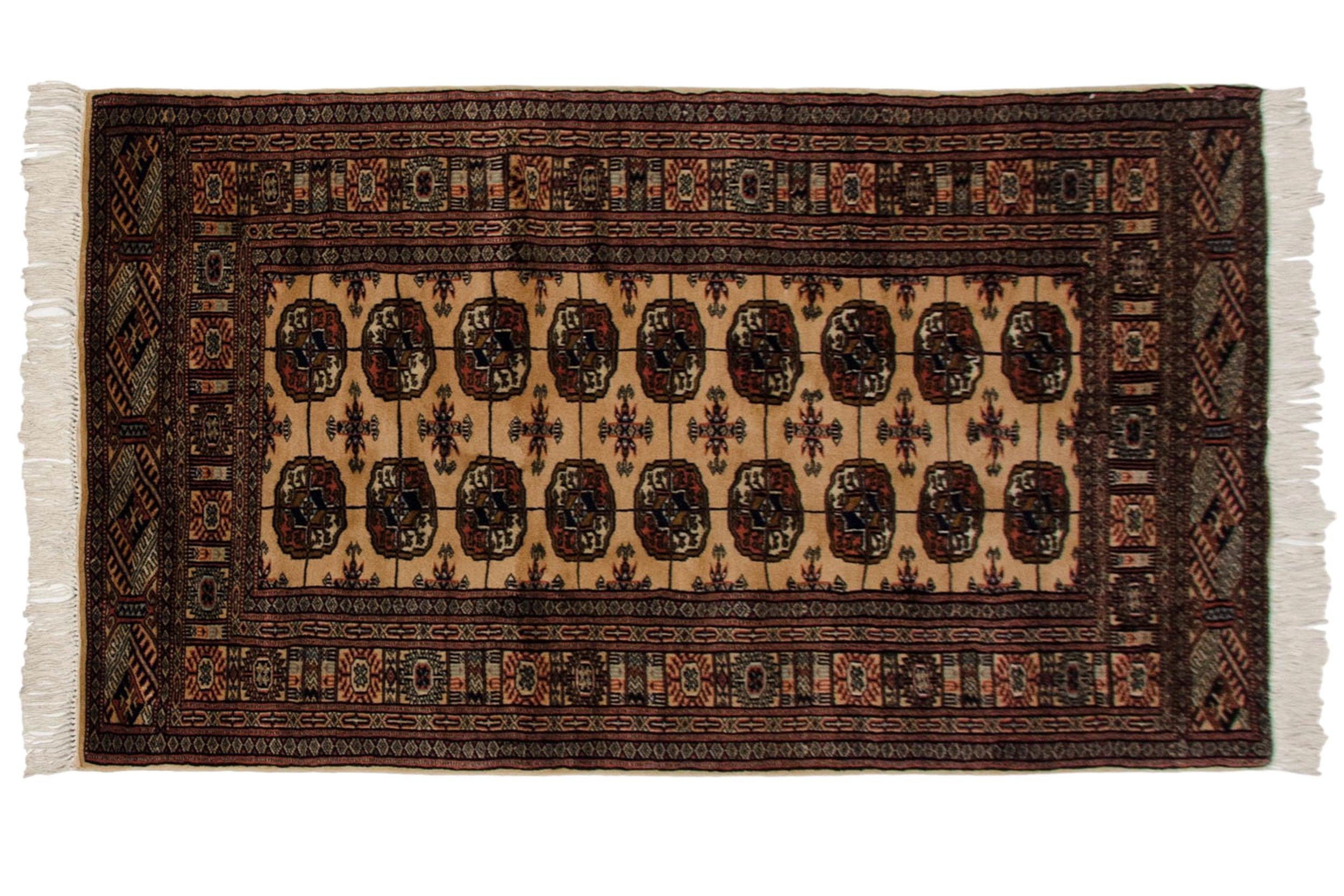 3x5.5 Vintage Fine Bokhara Rug by Old New House® - main product image for Resin Society
