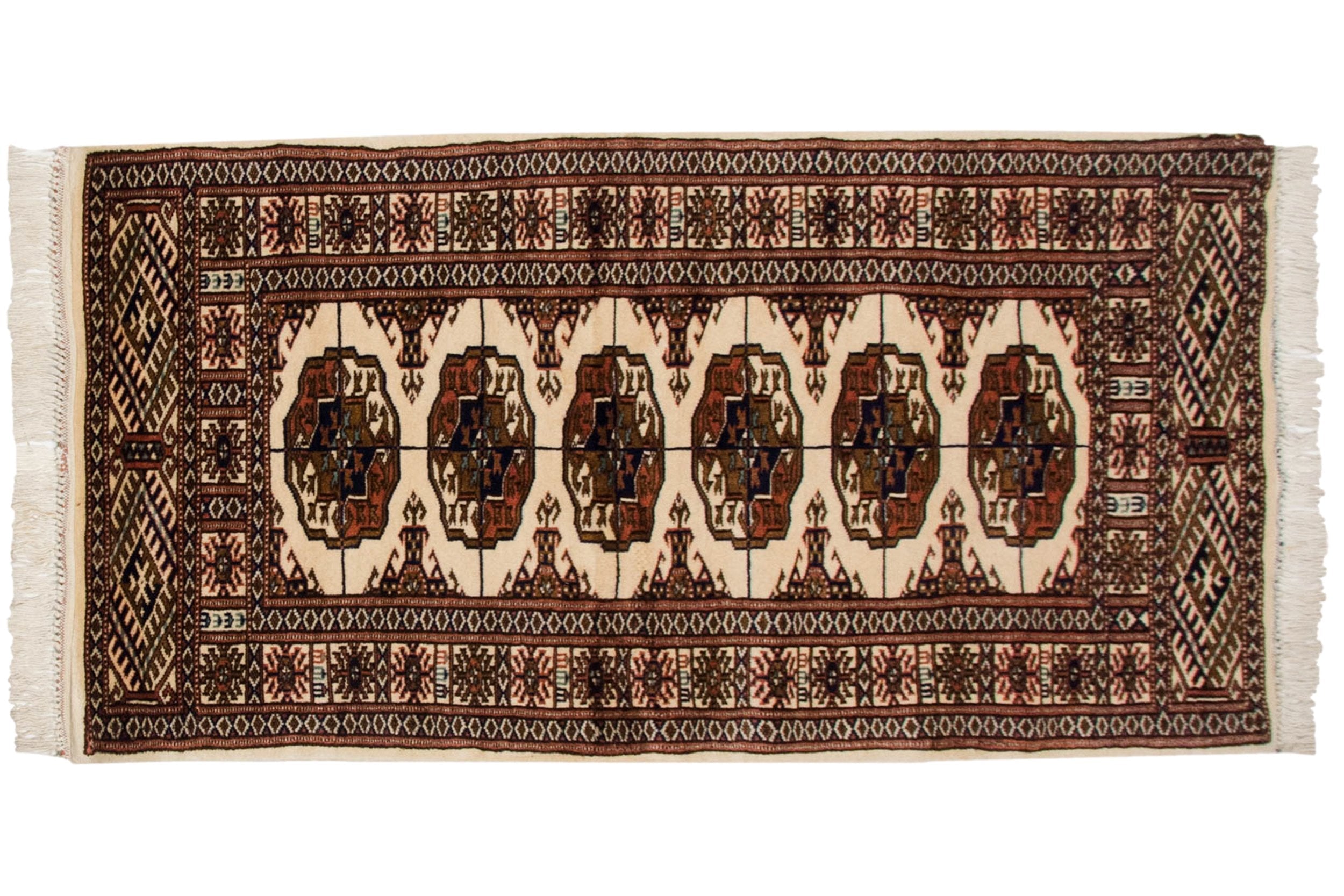 2x4.5 Vintage Fine Bokhara Rug Runner by Old New House® - main product image for Resin Society