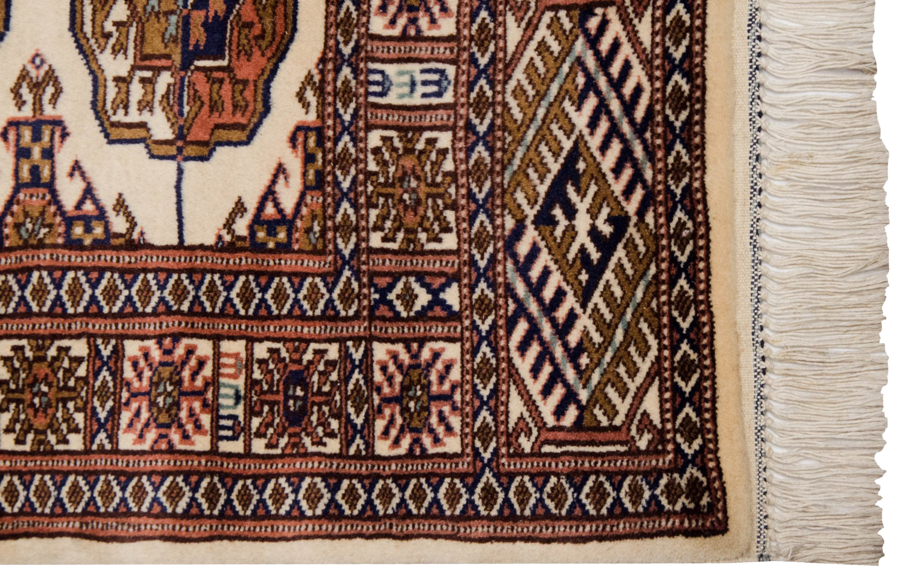 2x4.5 Vintage Fine Bokhara Rug Runner by Old New House® - product image 5 for Resin Society