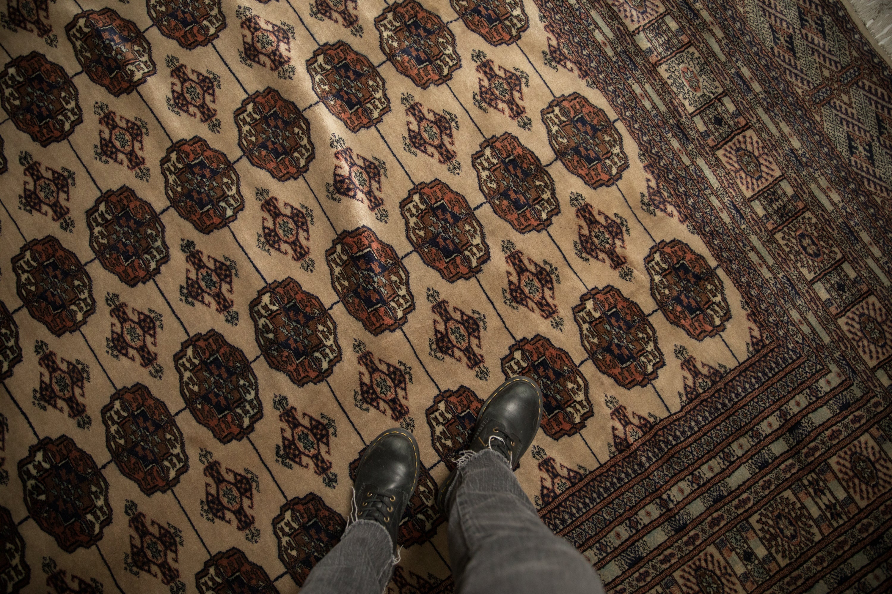 9x12 Vintage Fine Bokhara Carpet by Old New House® - product image 2 for Resin Society