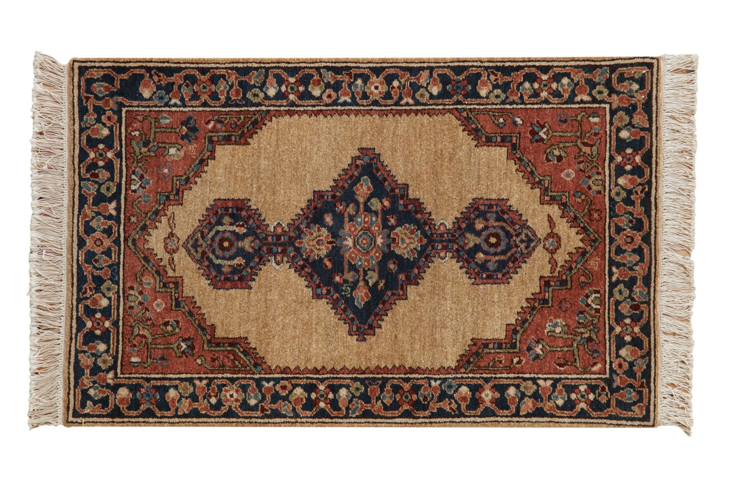 2.5x4 Vintage Armenian Serab Design Rug by Old New House® - main product image for Resin Society
