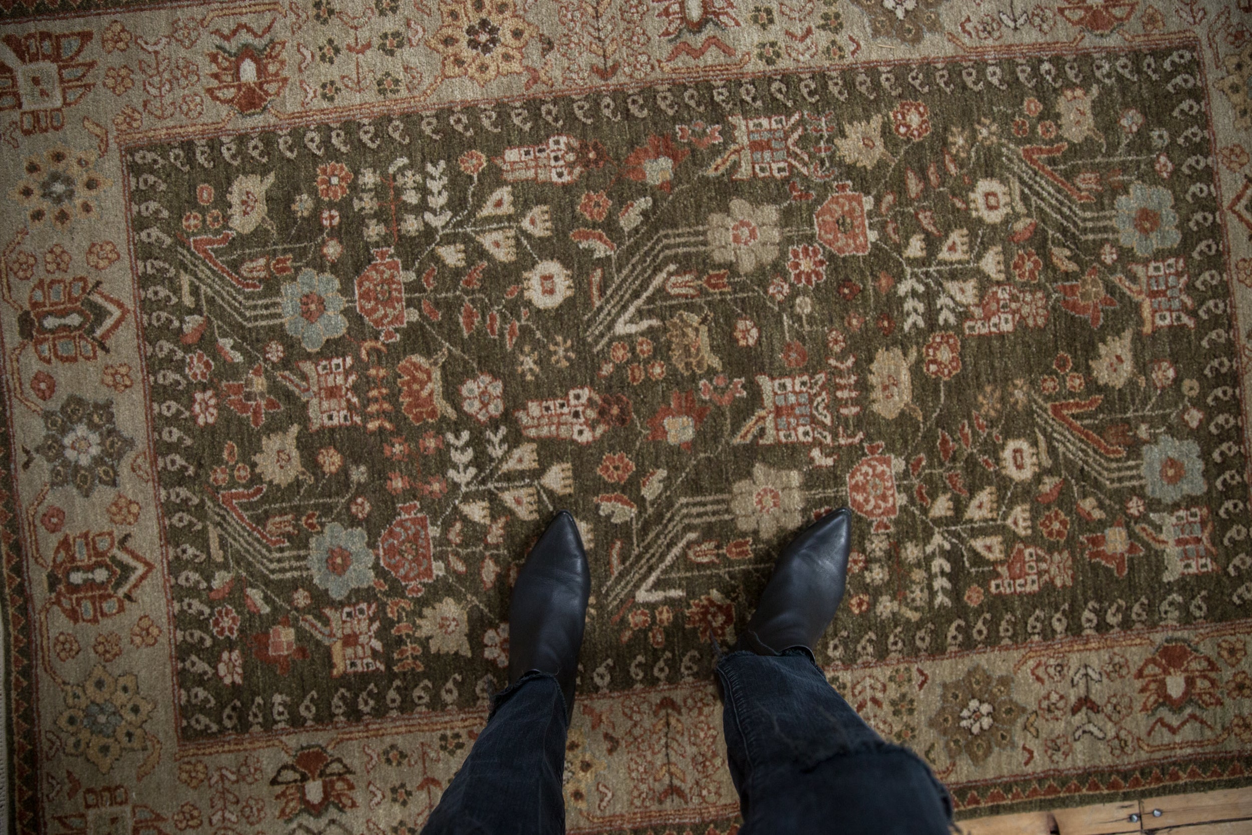 4x6 Vintage Armenian Hamadan Design Rug by Old New House® - product image 2 for Resin Society