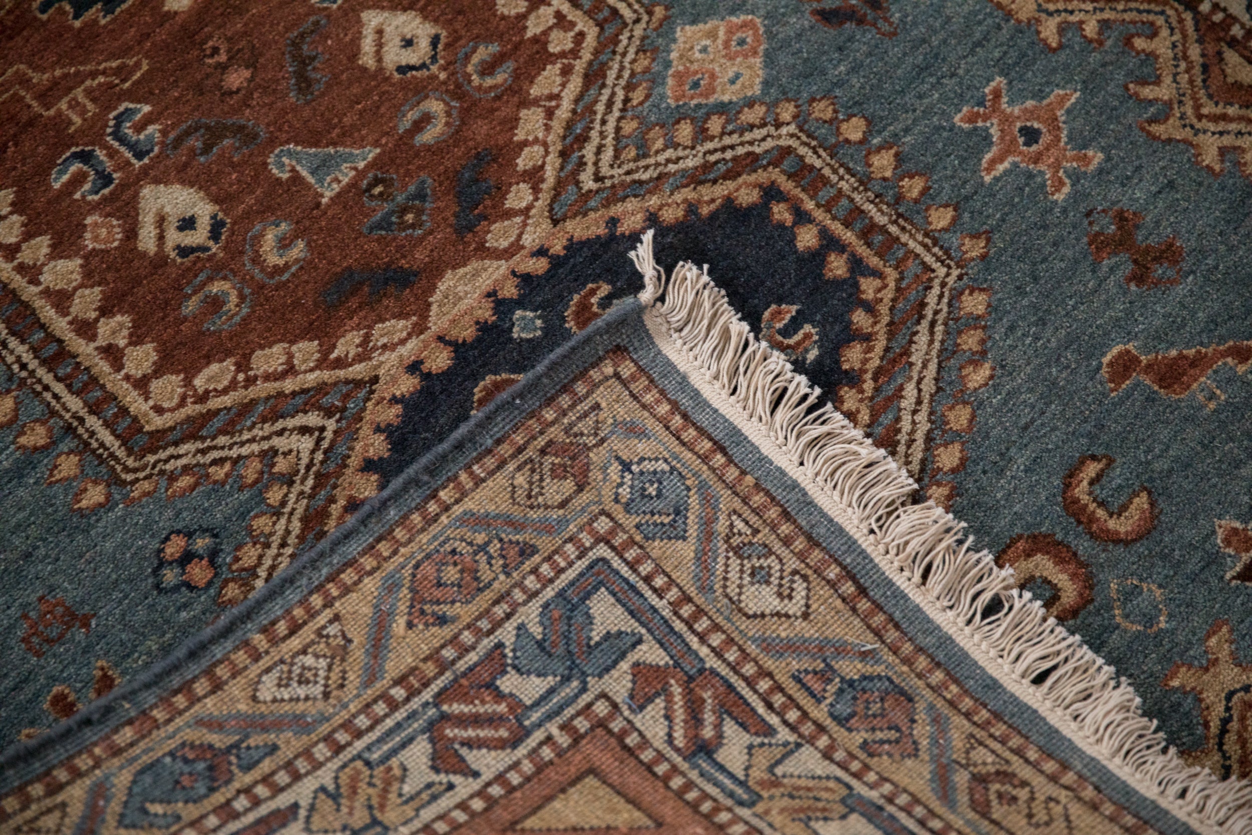 4x6.5 Vintage Armenian Hamadan Design Rug by Old New House® - product image 8 for Resin Society