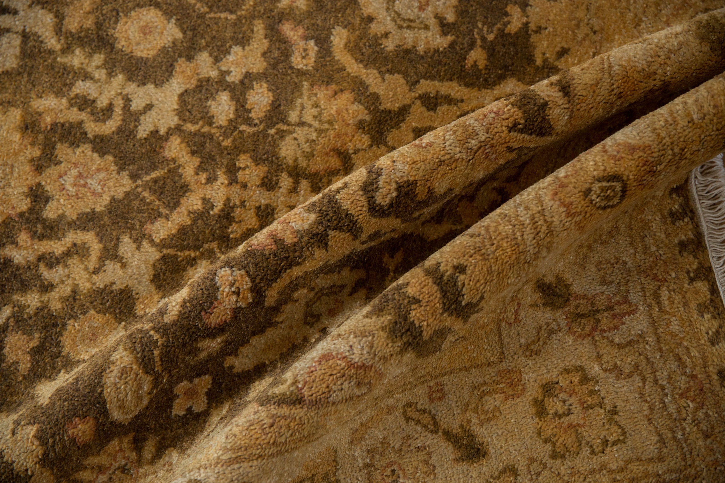 4x6 Vintage Gold Wash Indian Oushak Design Rug by Old New House® - product image 7 for Resin Society