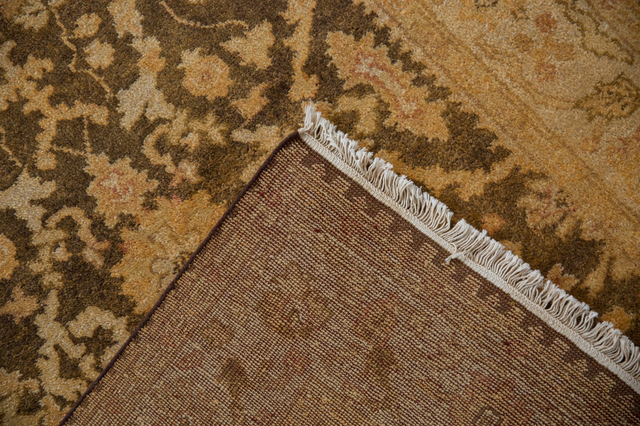 4x6 Vintage Gold Wash Indian Oushak Design Rug by Old New House® - product image 8 for Resin Society