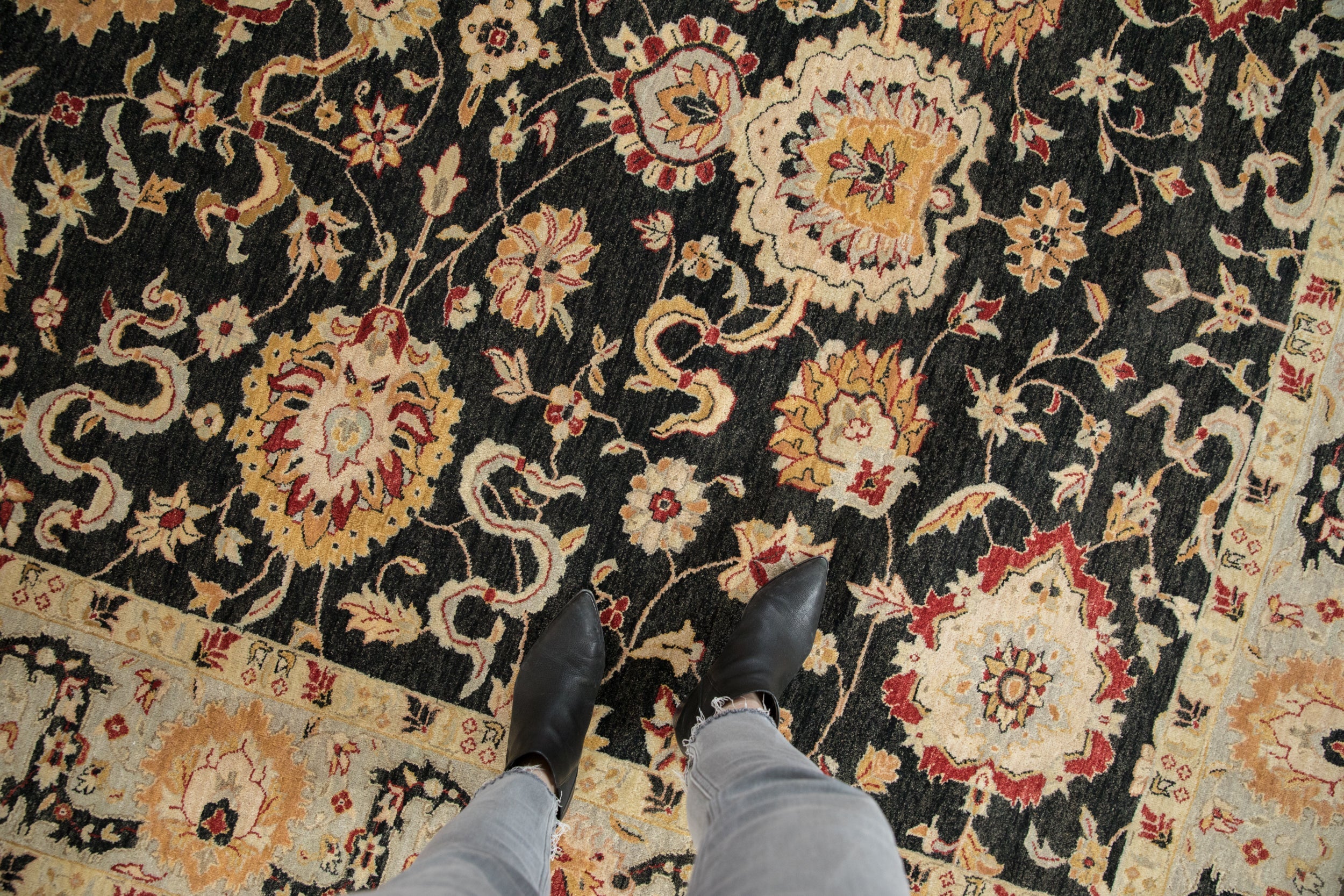 8x10 Indian Sultanabad Design Carpet by Old New House® - product image 2 for Resin Society