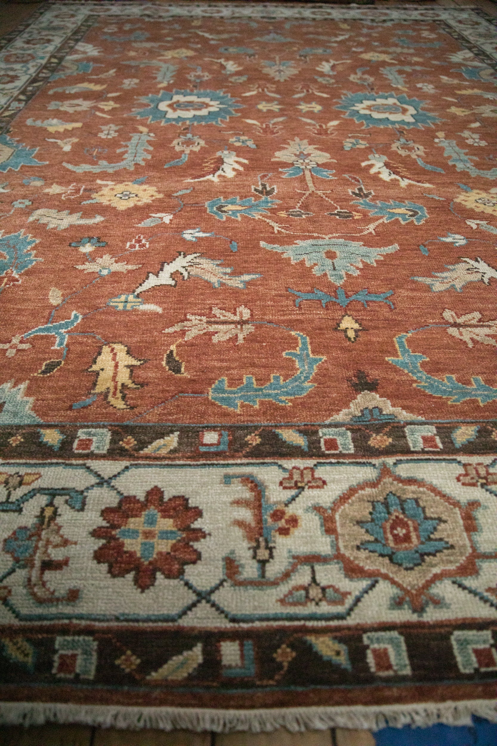 10x13.5 Indian Mahal Design Carpet by Old New House® - product image 6 for Resin Society