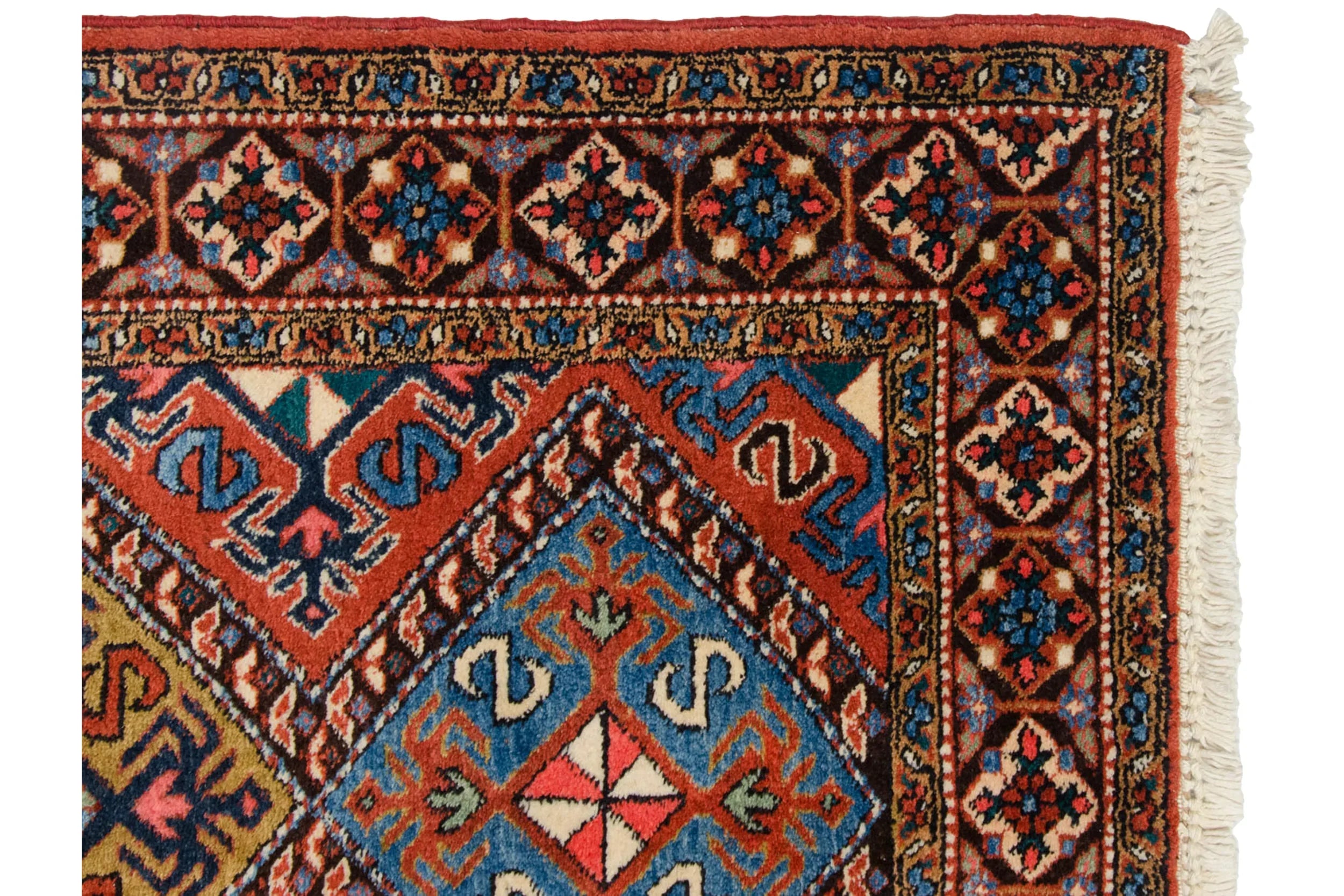 3x11.5 Vintage Ardebil Rug Runner by Old New House® - product image 5 for Resin Society