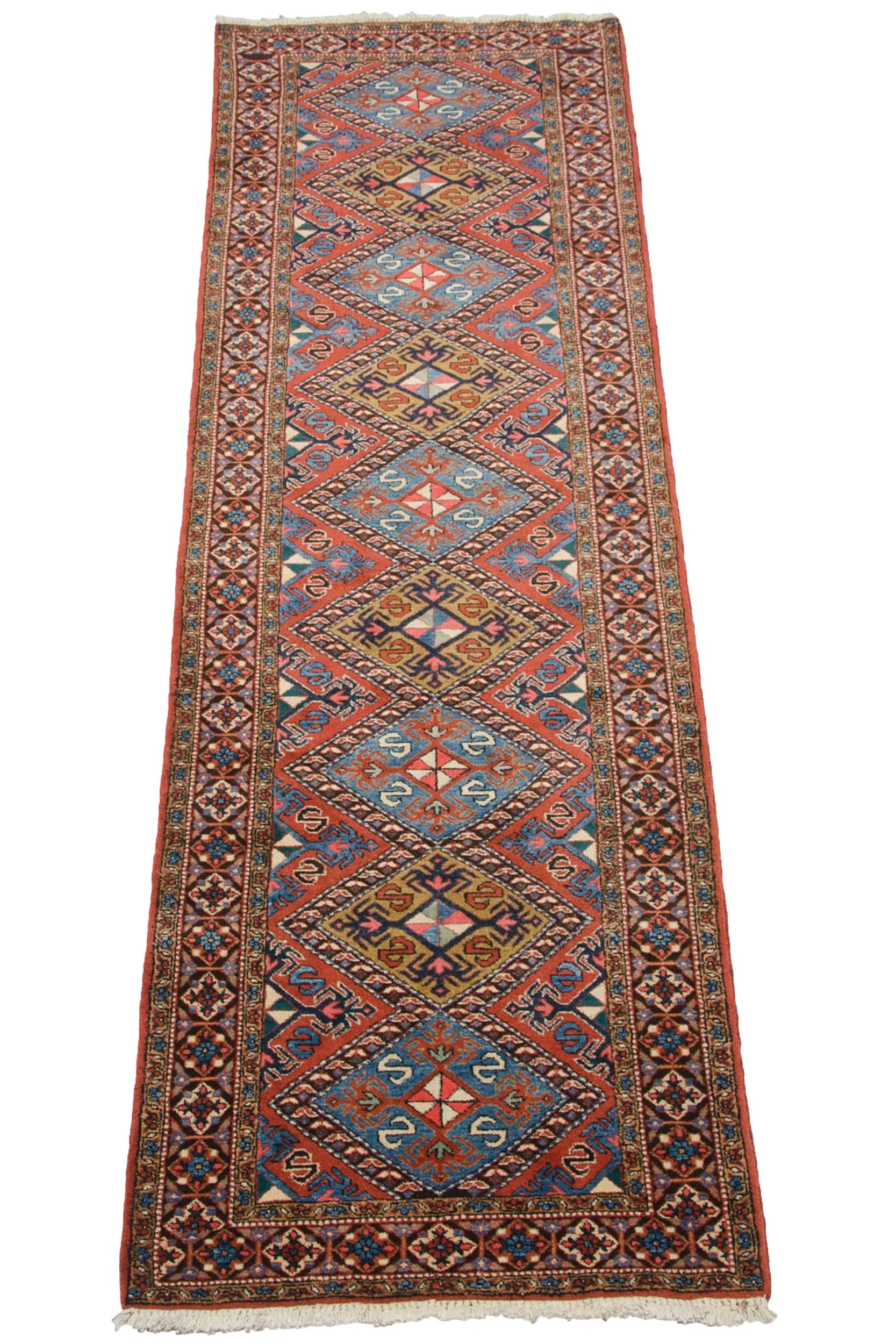 3x11.5 Vintage Ardebil Rug Runner by Old New House® - product image 7 for Resin Society