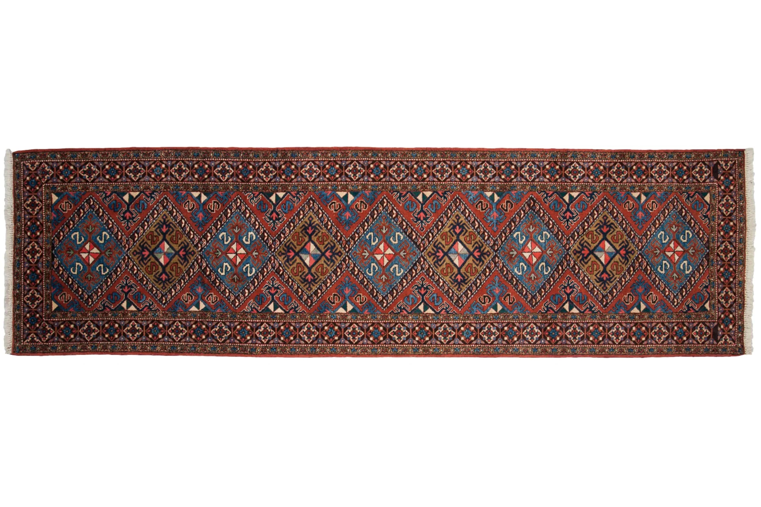 3x11.5 Vintage Ardebil Rug Runner by Old New House® - product image 10 for Resin Society