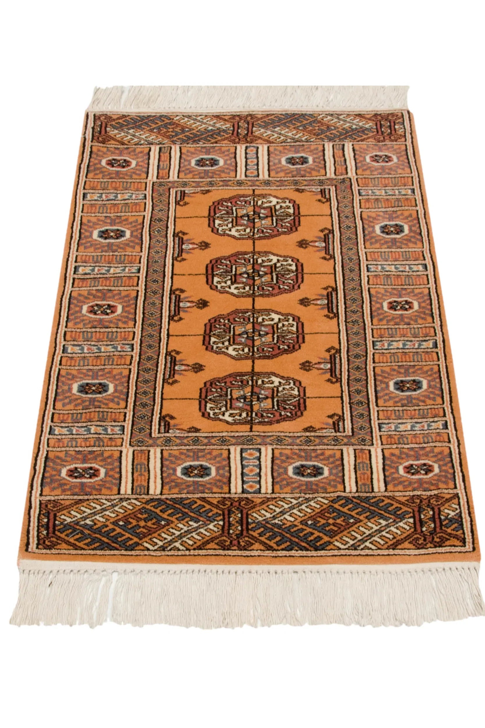 2x3 Vintage Indian Bokhara Design Rug Mat