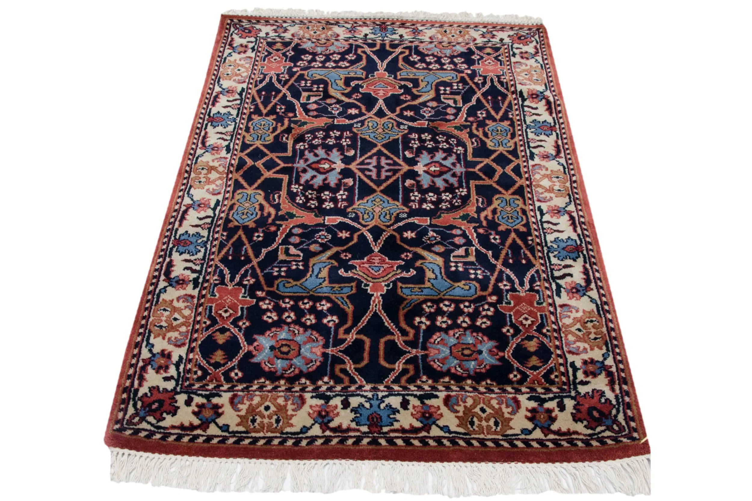 3.5x5.5 Vintage Indian Bijar Design Rug by Old New House® - product image 5 for Resin Society