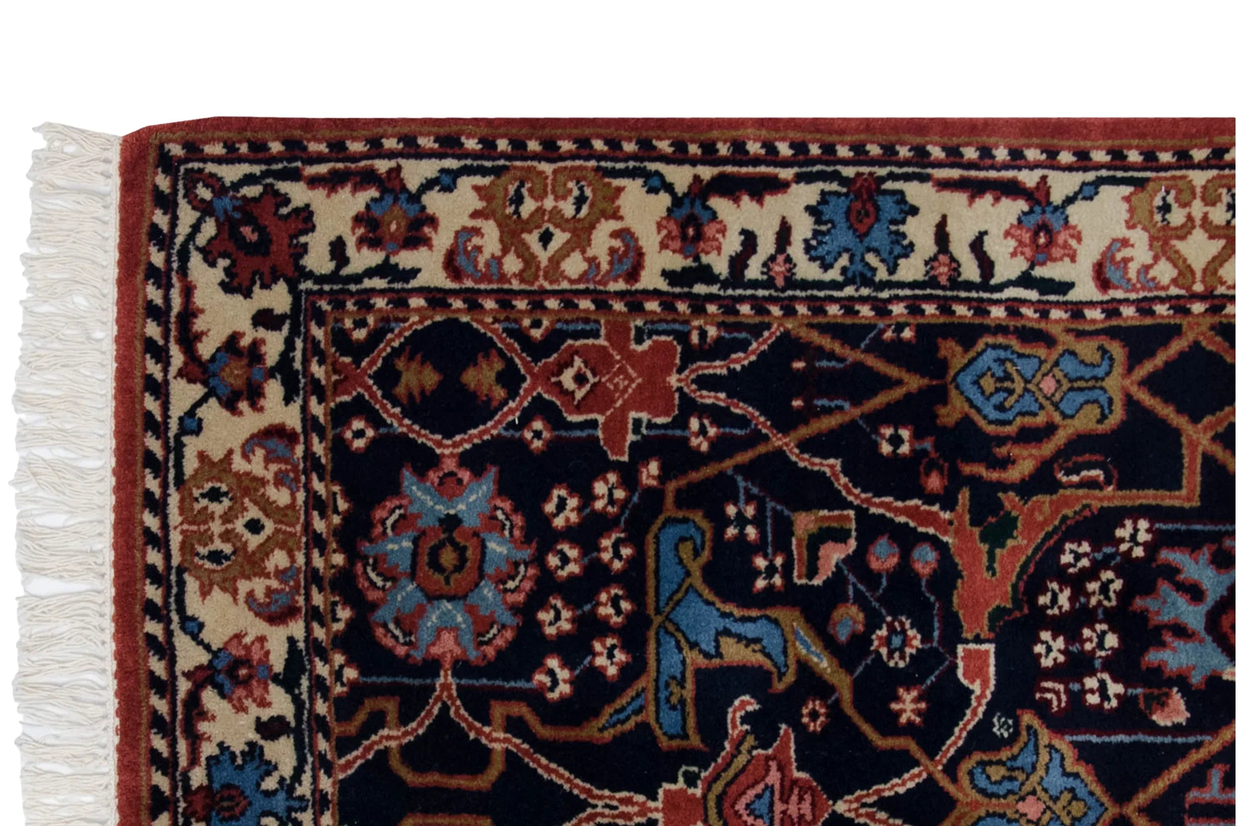 3.5x5.5 Vintage Indian Bijar Design Rug by Old New House® - product image 6 for Resin Society