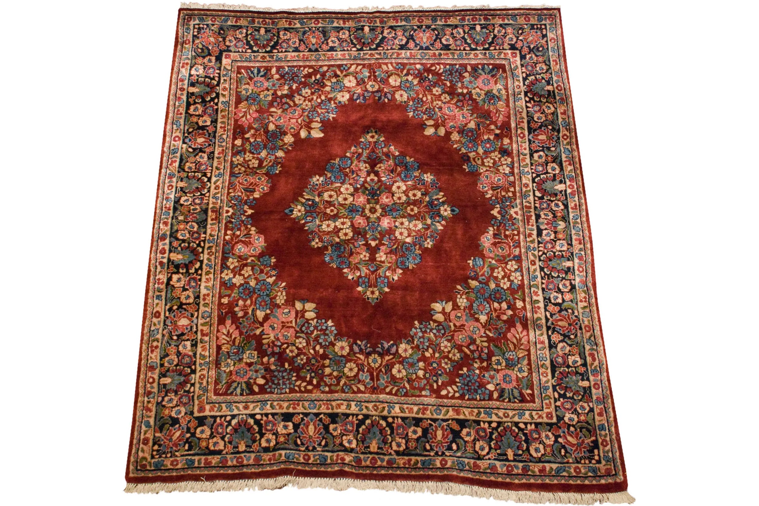 6x7.5 Vintage Sarouk Carpet by Old New House® - product image 4 for Resin Society