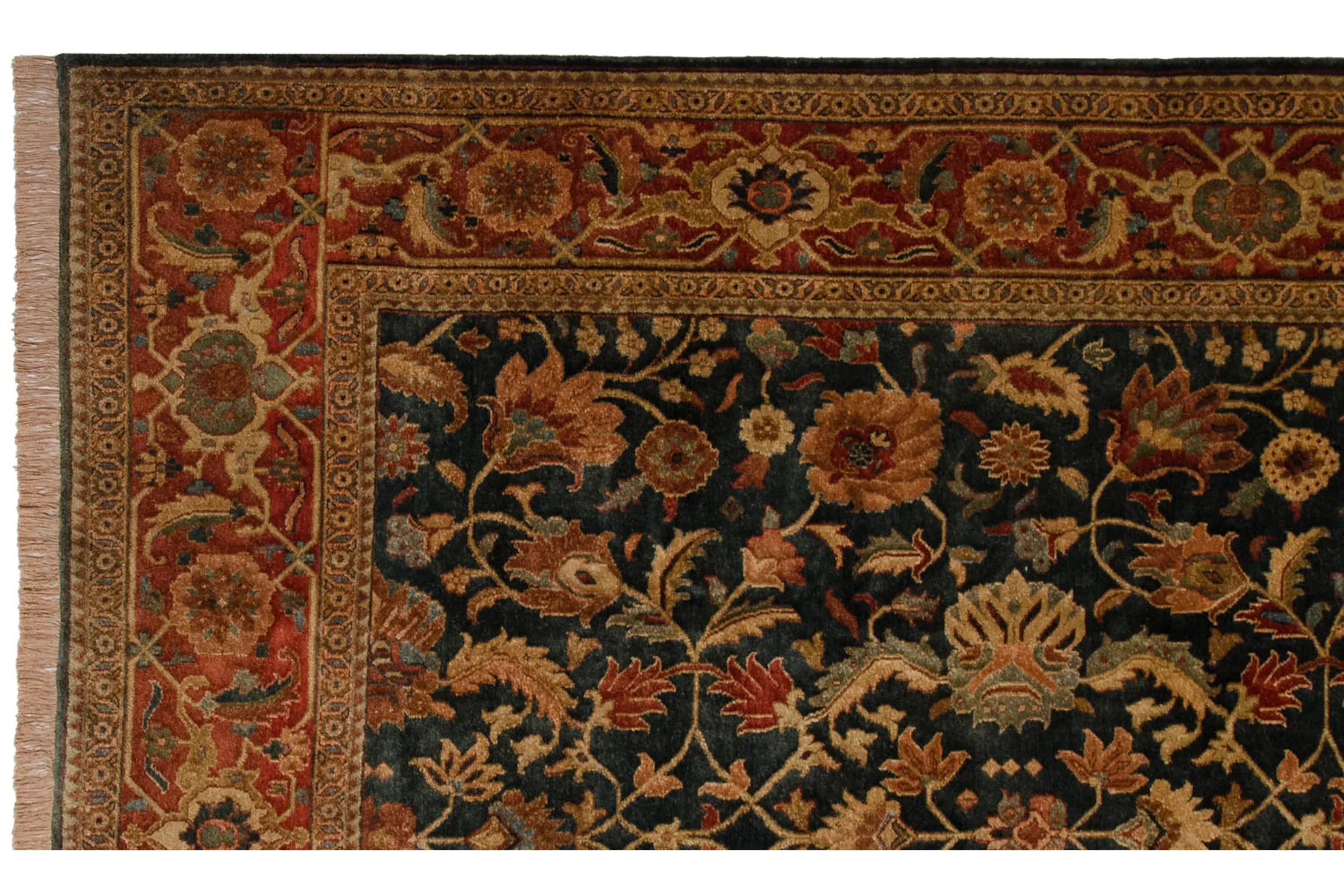 9x11.5 Vintage Indian Serapi Design Carpet by Old New House® - product image 2 for Resin Society