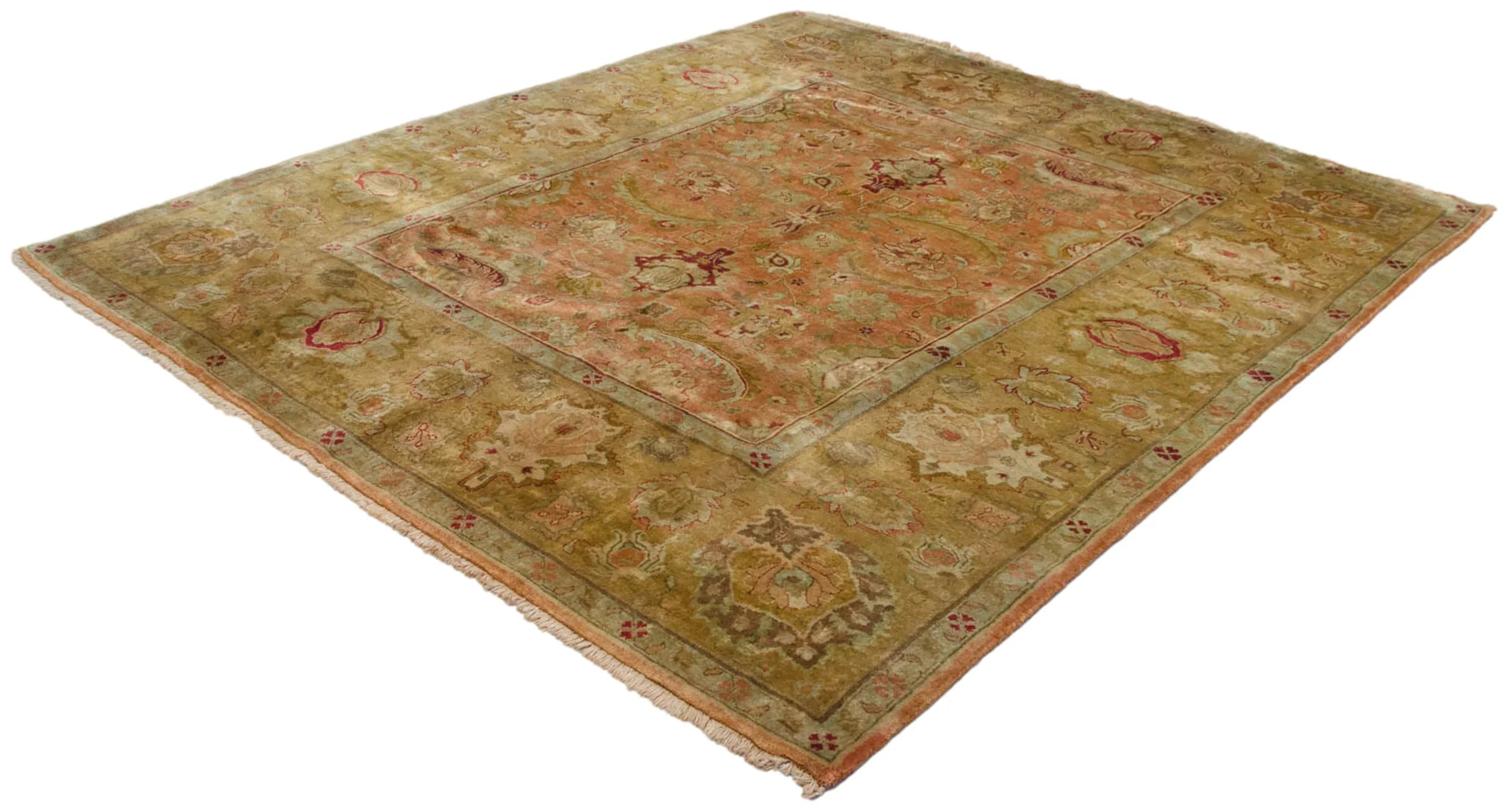 8.5x9.5 Vintage Agra Square Carpet by Old New House® - product image 5 for Resin Society