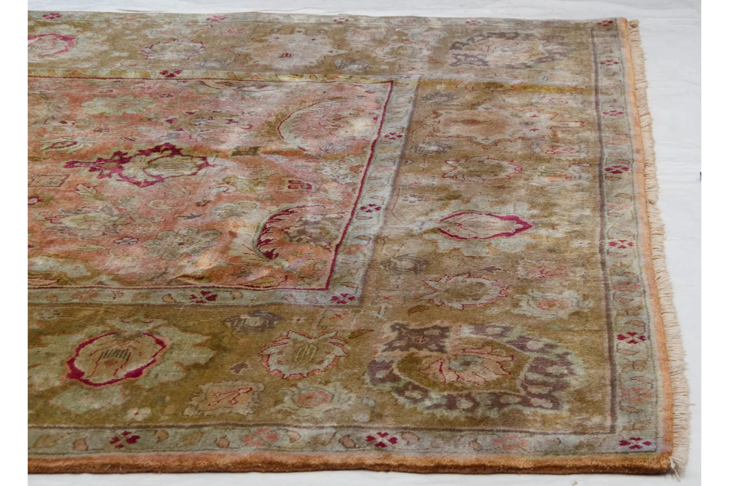 8.5x9.5 Vintage Agra Square Carpet by Old New House® - product image 6 for Resin Society
