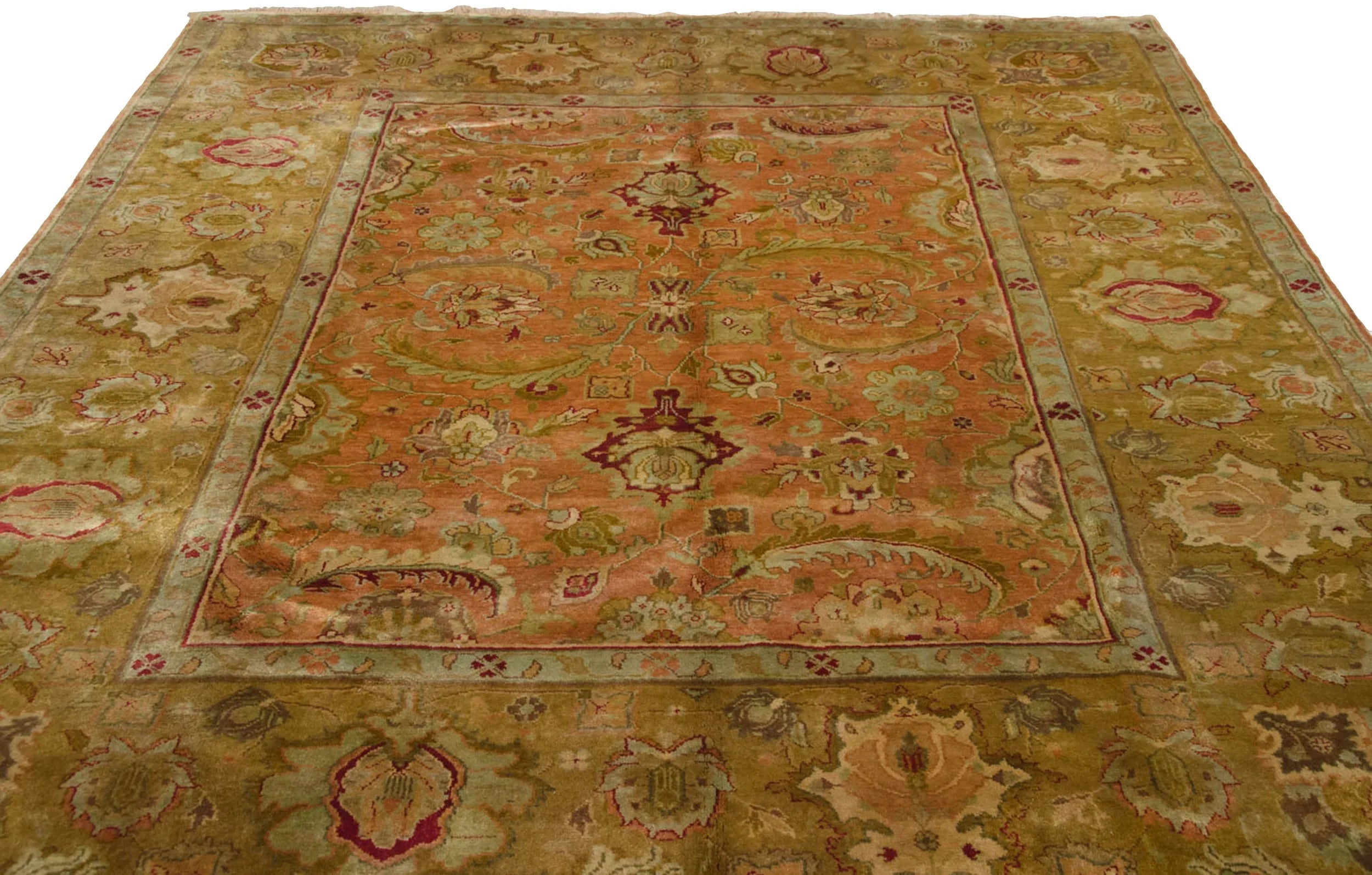 8.5x9.5 Vintage Agra Square Carpet by Old New House® - product image 10 for Resin Society