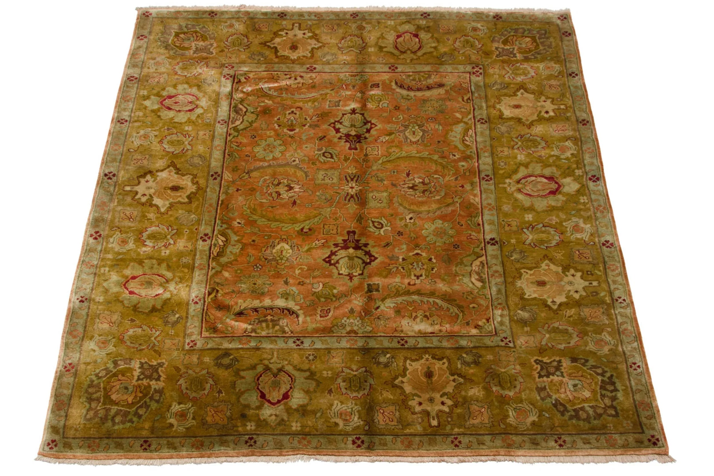 8.5x9.5 Vintage Agra Square Carpet by Old New House® - product image 11 for Resin Society