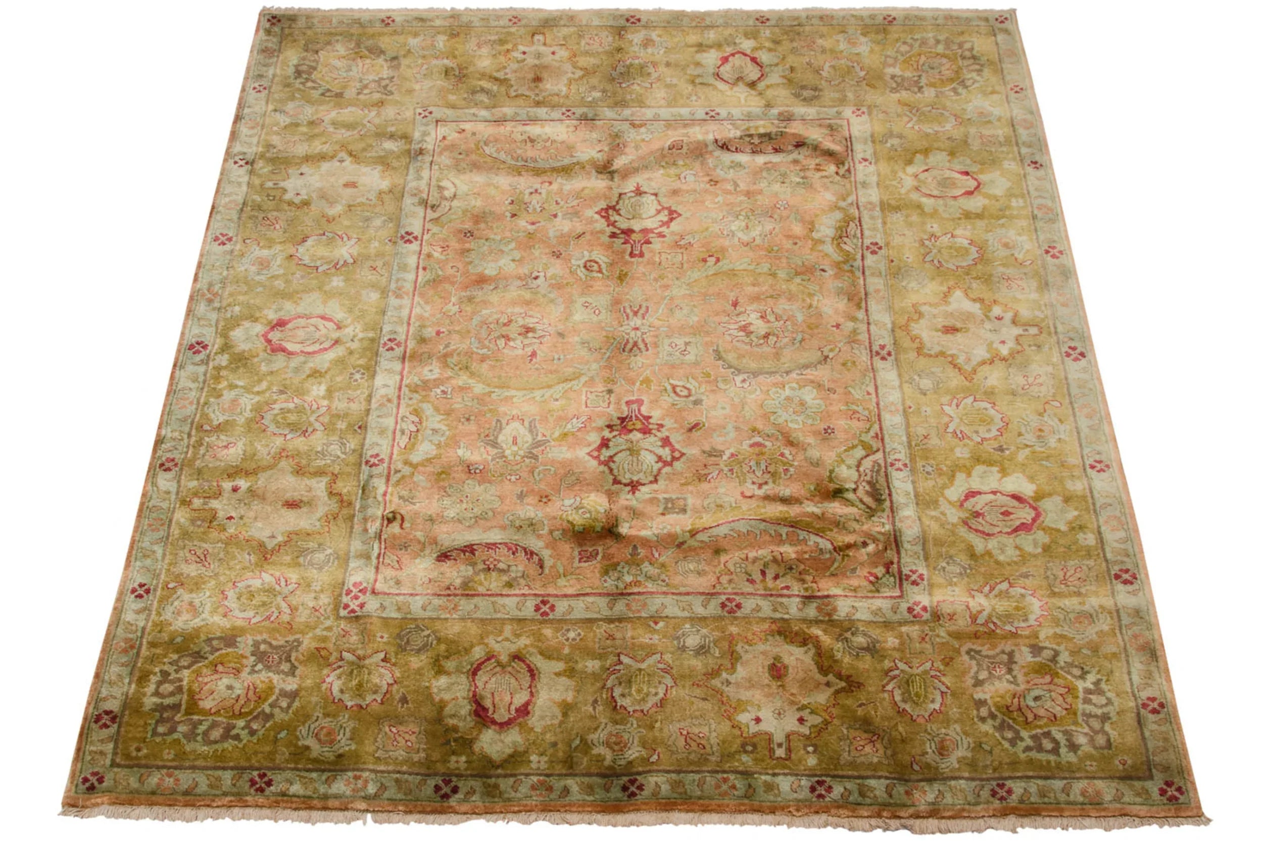 8.5x9.5 Vintage Agra Square Carpet by Old New House® - product image 12 for Resin Society