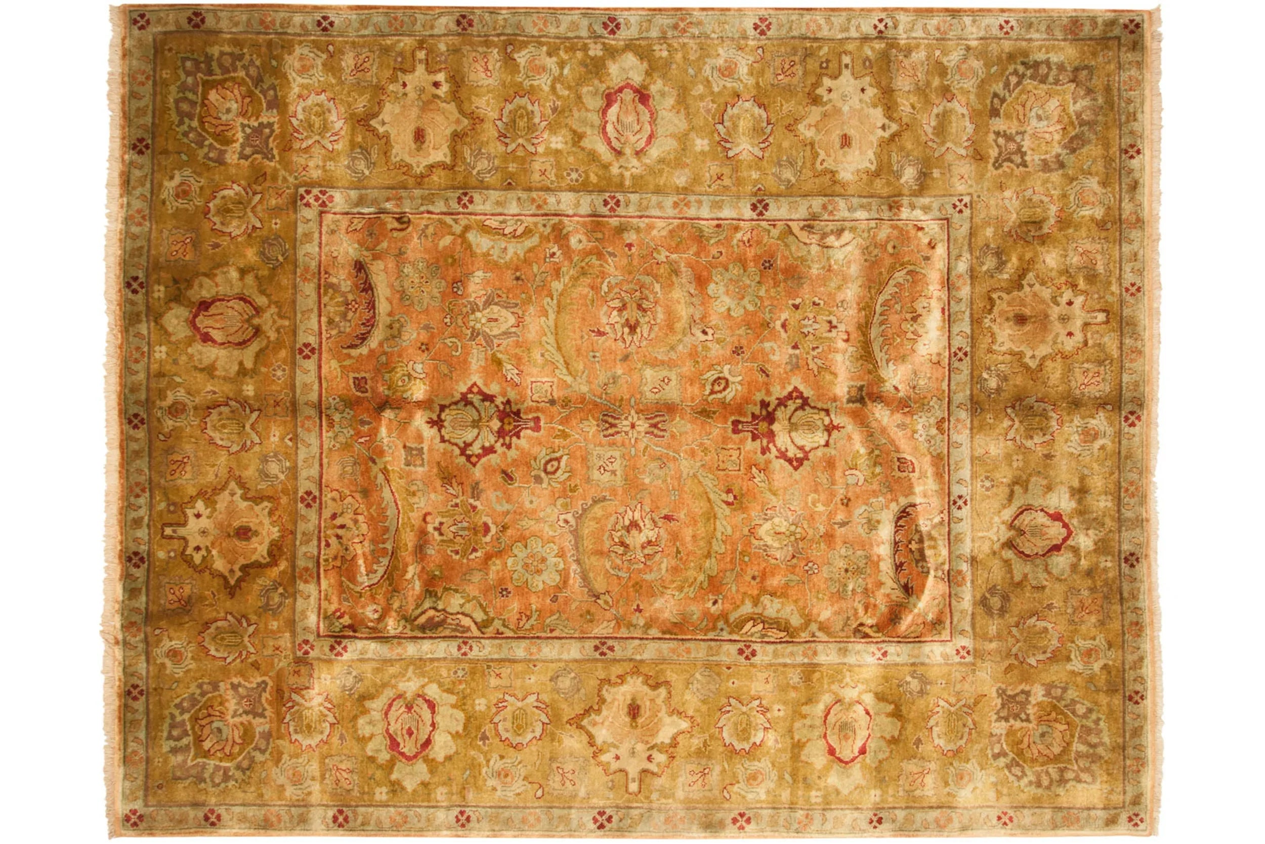 8.5x9.5 Vintage Agra Square Carpet by Old New House® - product image 15 for Resin Society