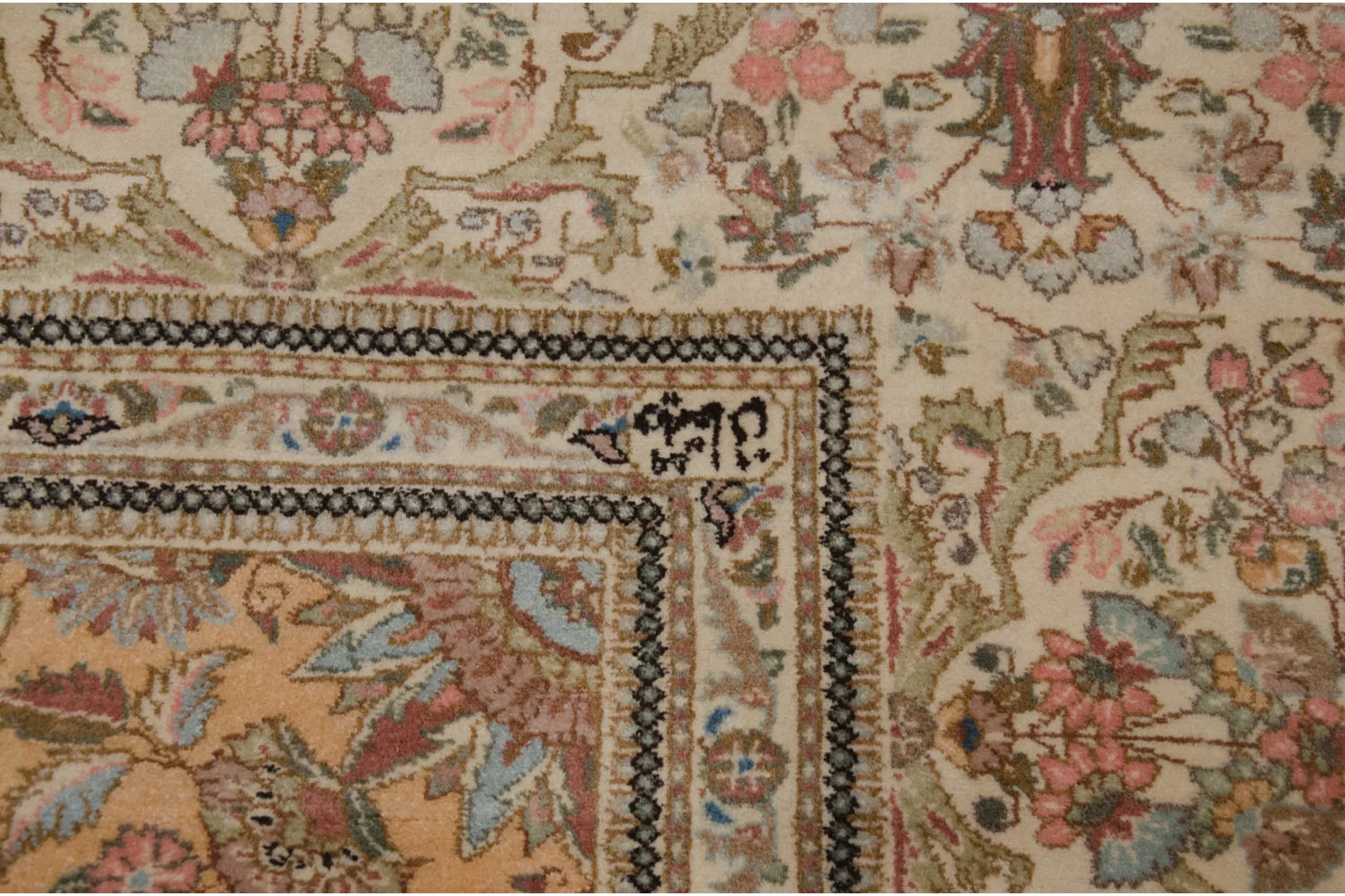 11.5x13 Vintage Tabriz Square Carpet by Old New House® - product image 4 for Resin Society