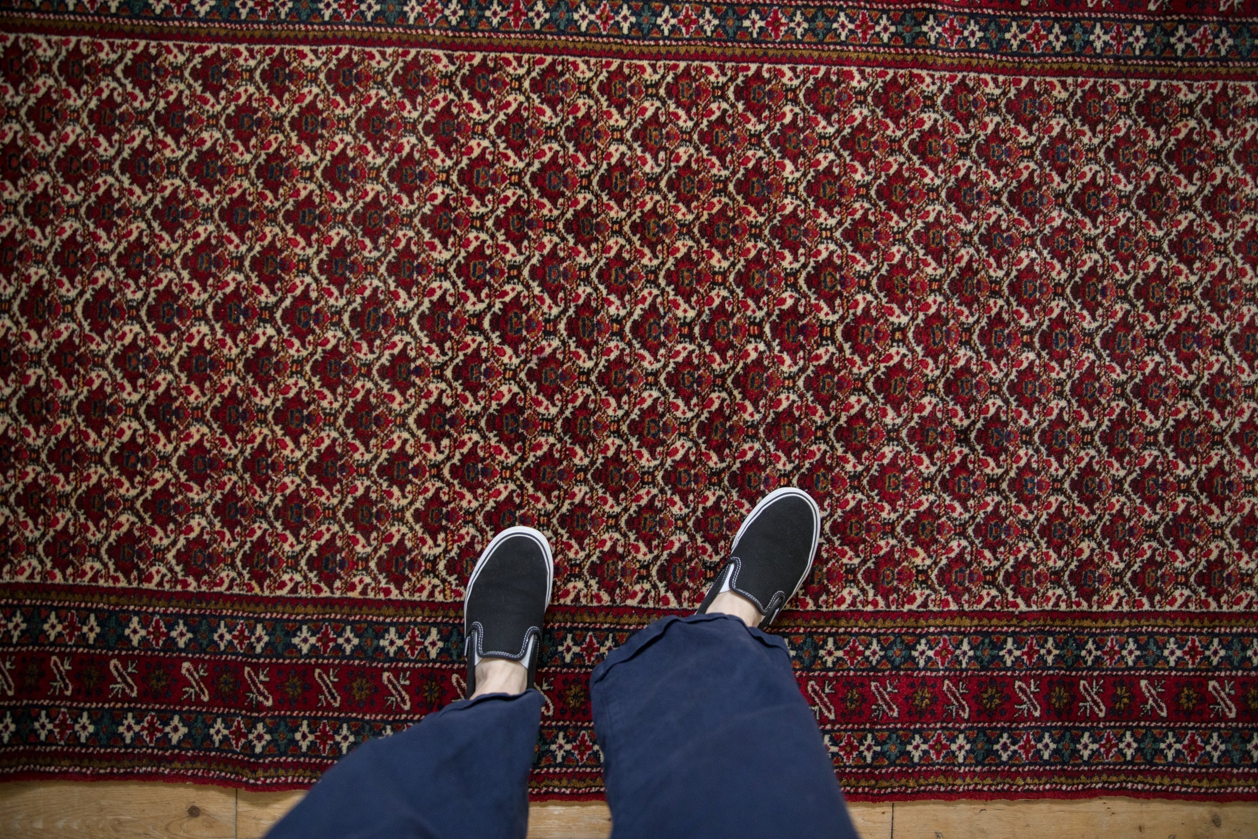 4x12 Vintage Fine Ardebil Rug Runner by Old New House® - product image 2 for Resin Society