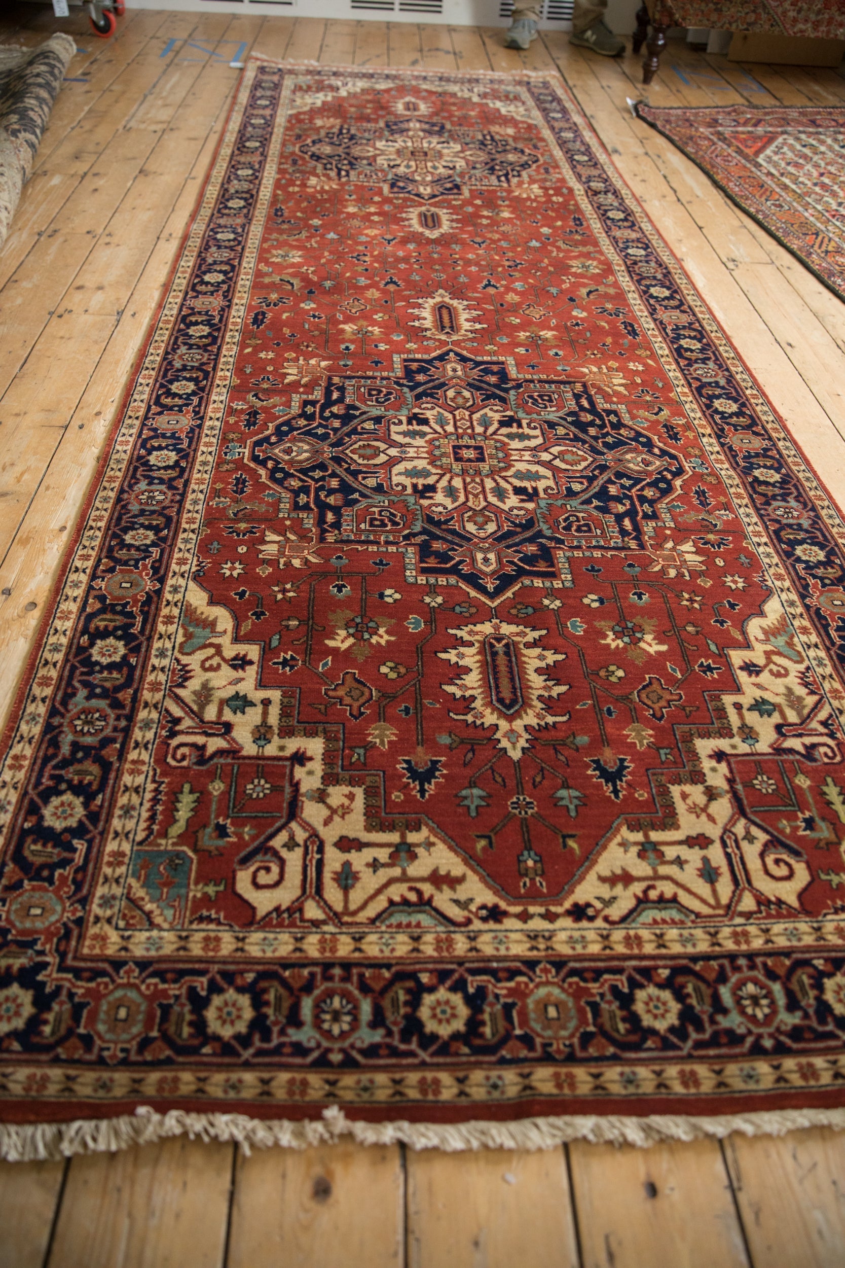 4x12 Indian Heriz Design Rug Runner by Old New House® - product image 4 for Resin Society