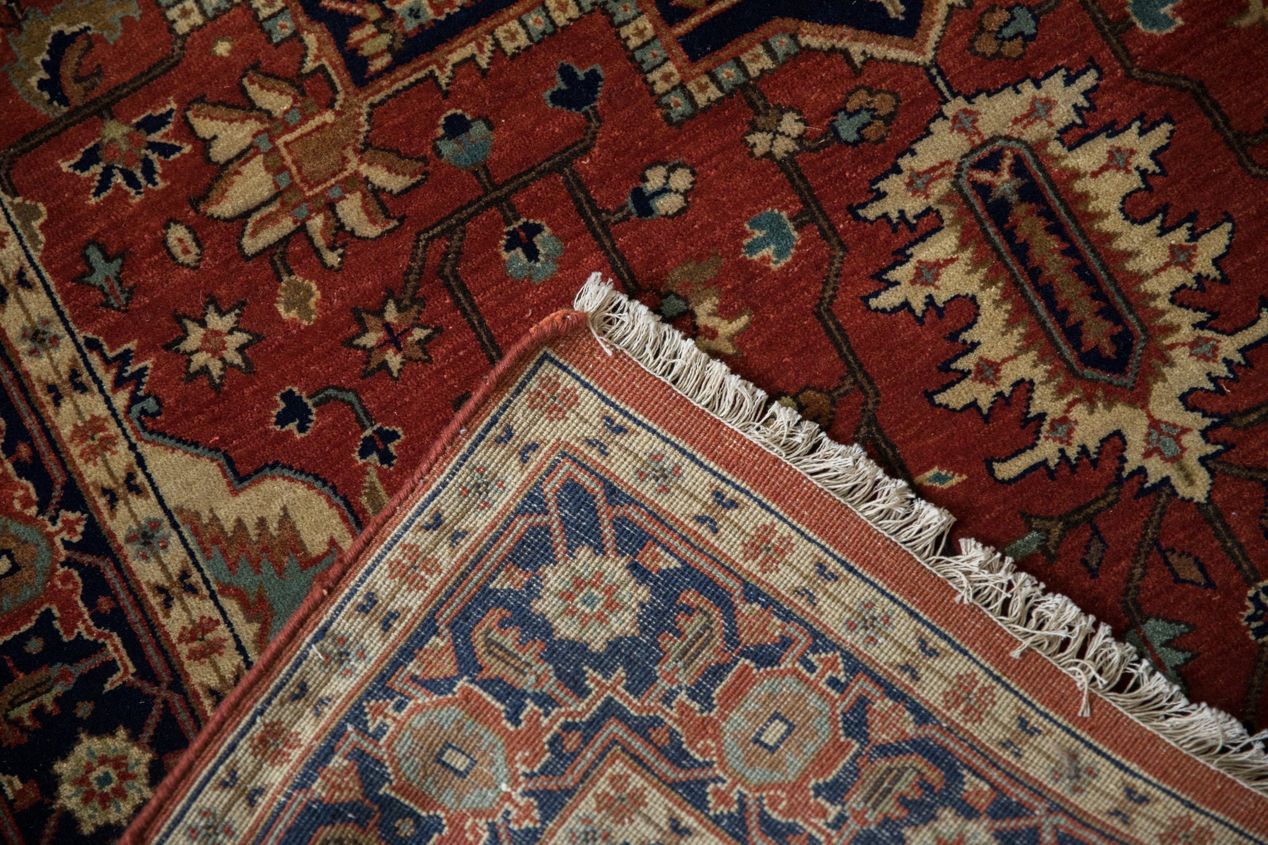 4x12 Indian Heriz Design Rug Runner by Old New House® - product image 10 for Resin Society