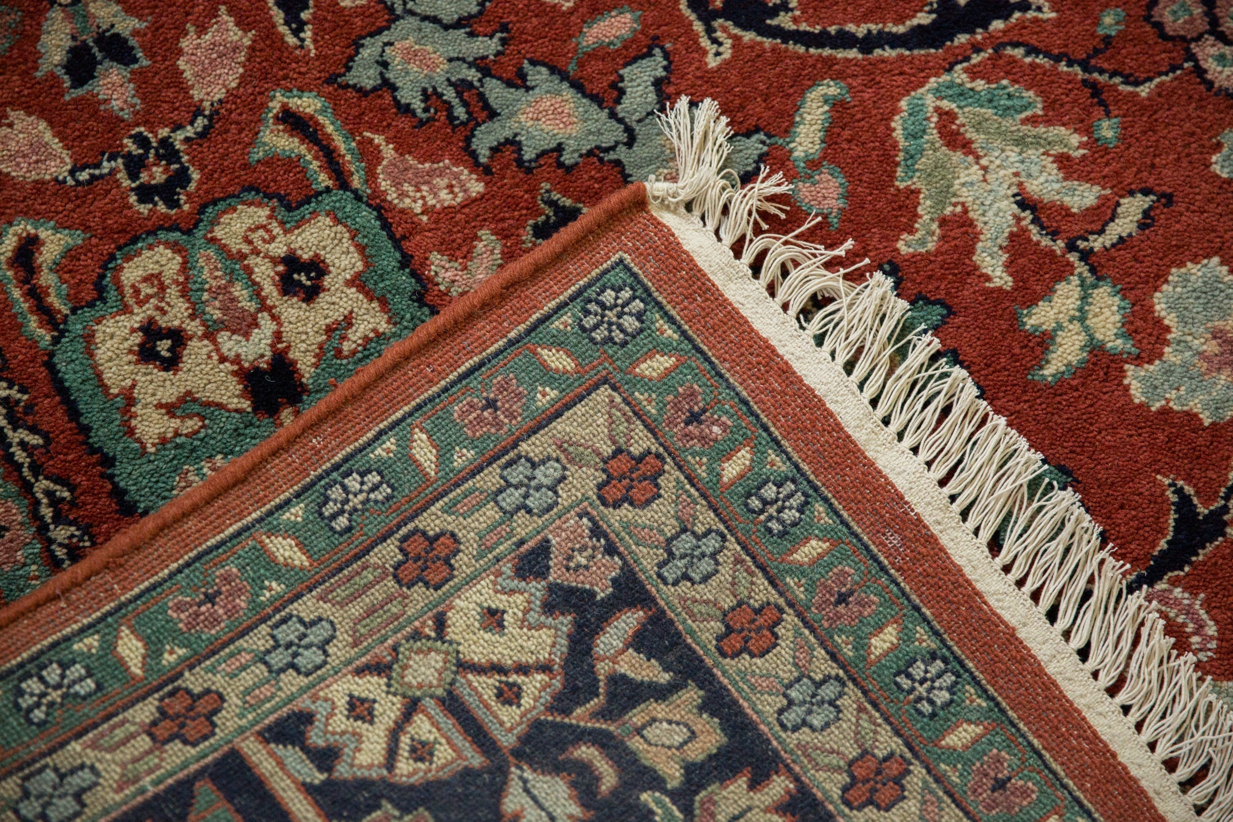 7.5x10 Vintage Indian Bijar Design Carpet by Old New House® - product image 11 for Resin Society