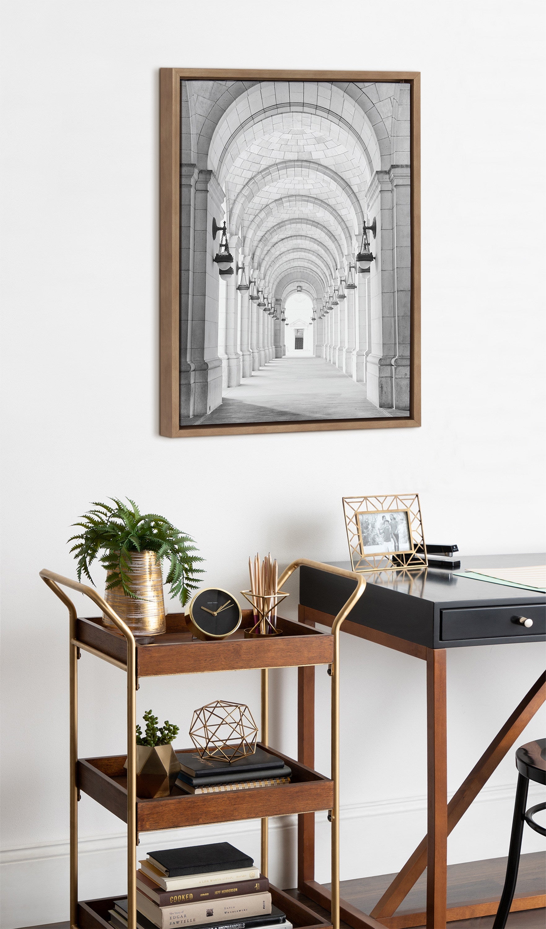 Sylvie Union Station Framed Canvas by kateandlaurel - product image 12 for Resin Society