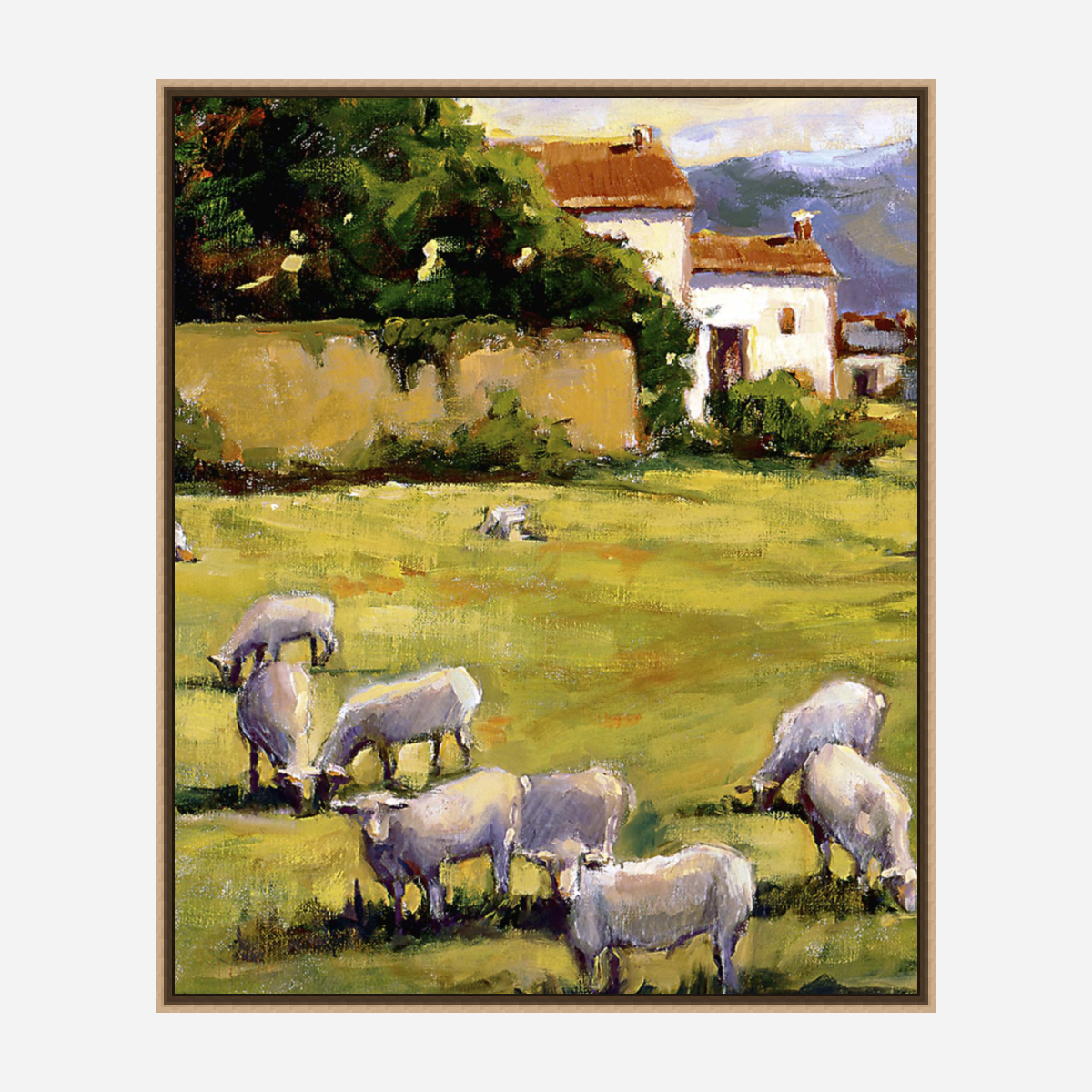 Midday Graze Artist Enhanced Canvas Print by John Beard Collection - product image 8 for Resin Society