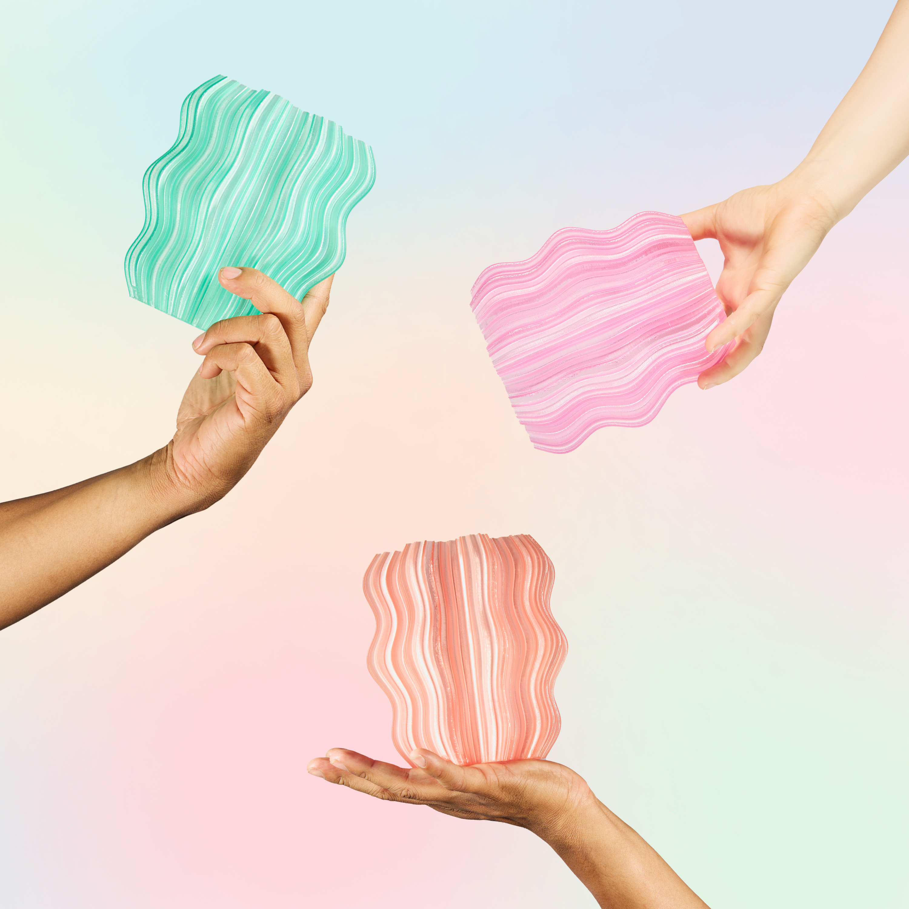 Mini Wavy Lamp by Wooj Design - product image 16 for Resin Society