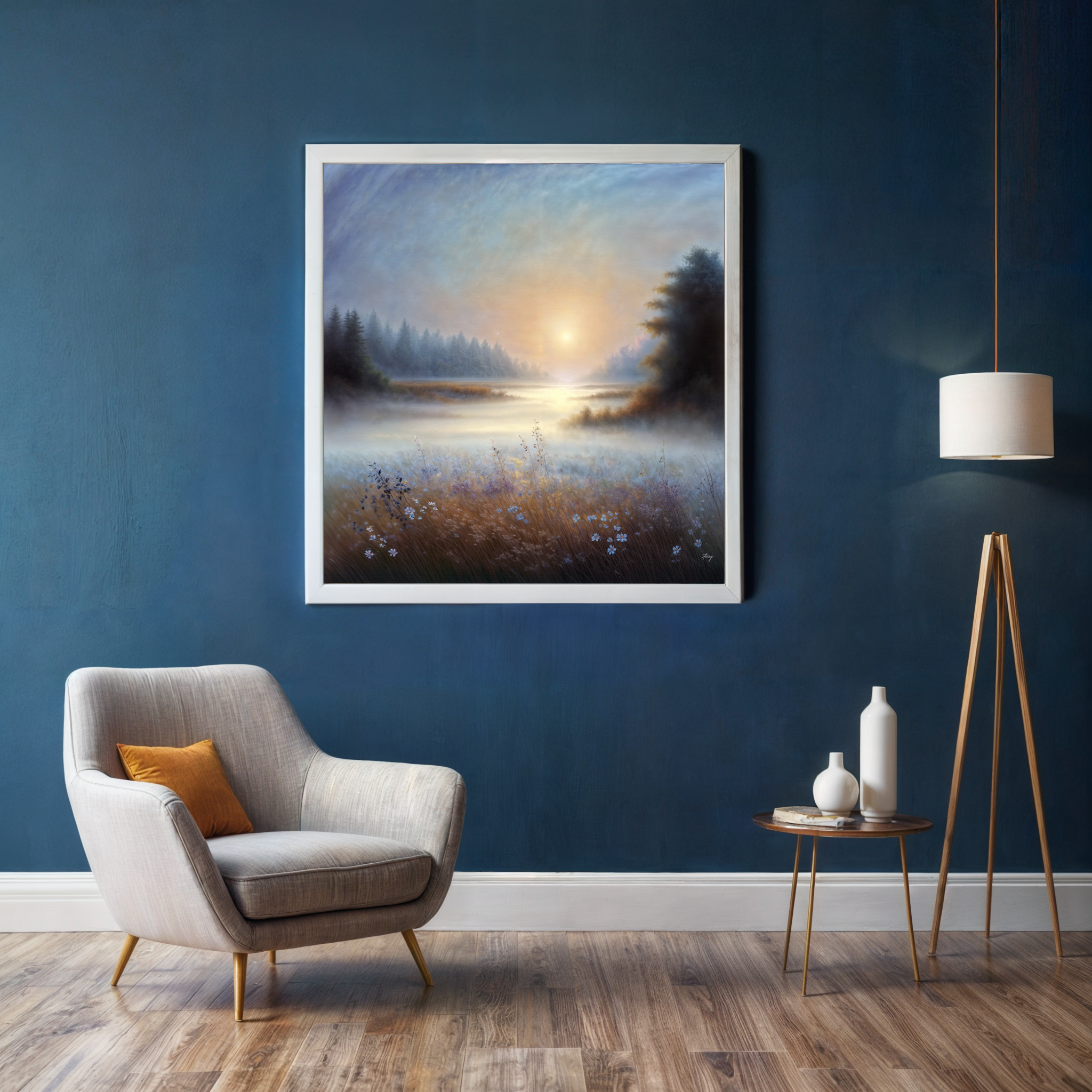 Canvas Print: Misty Serenade by Tailored Canvases - product image 2 for Resin Society