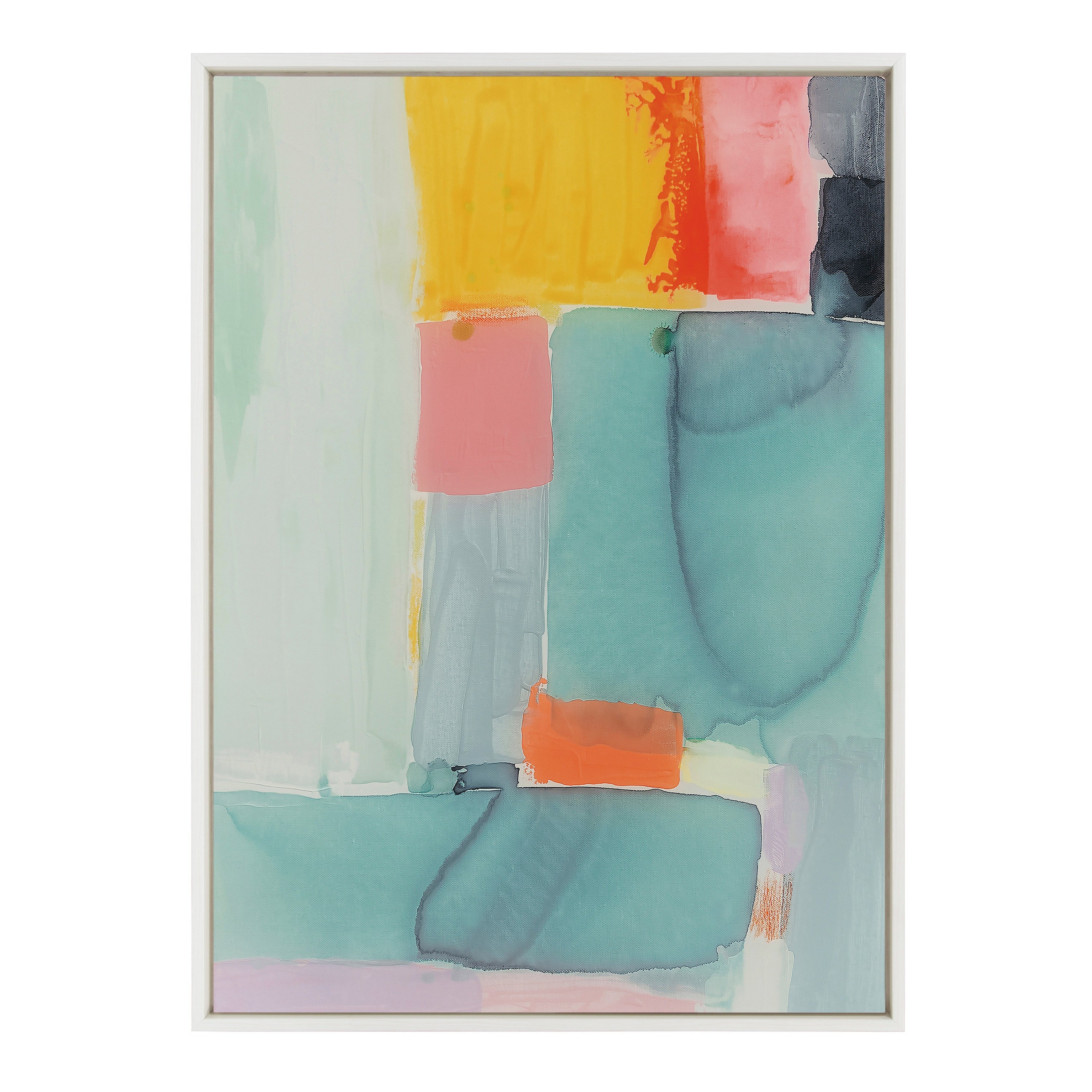 Sylvie United Colors II Framed Canvas by Amy Lighthall