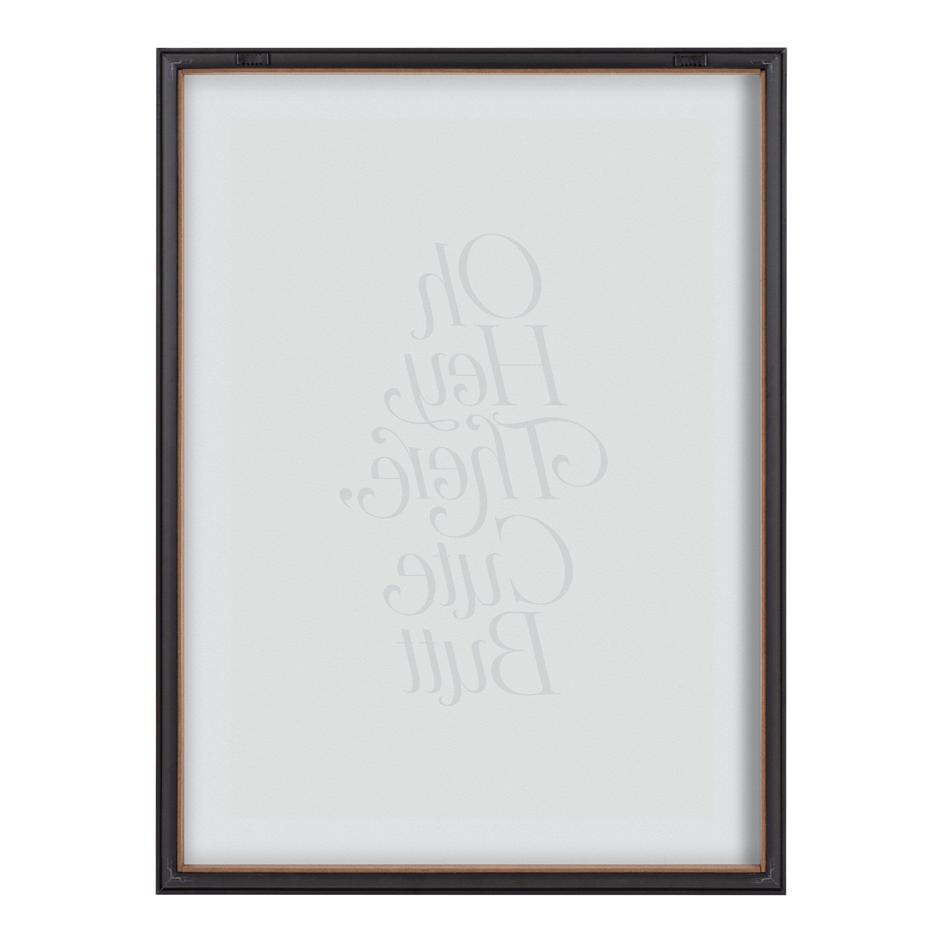Blake Nice Butt Framed Printed Glass by kateandlaurel - product image 6 for Resin Society