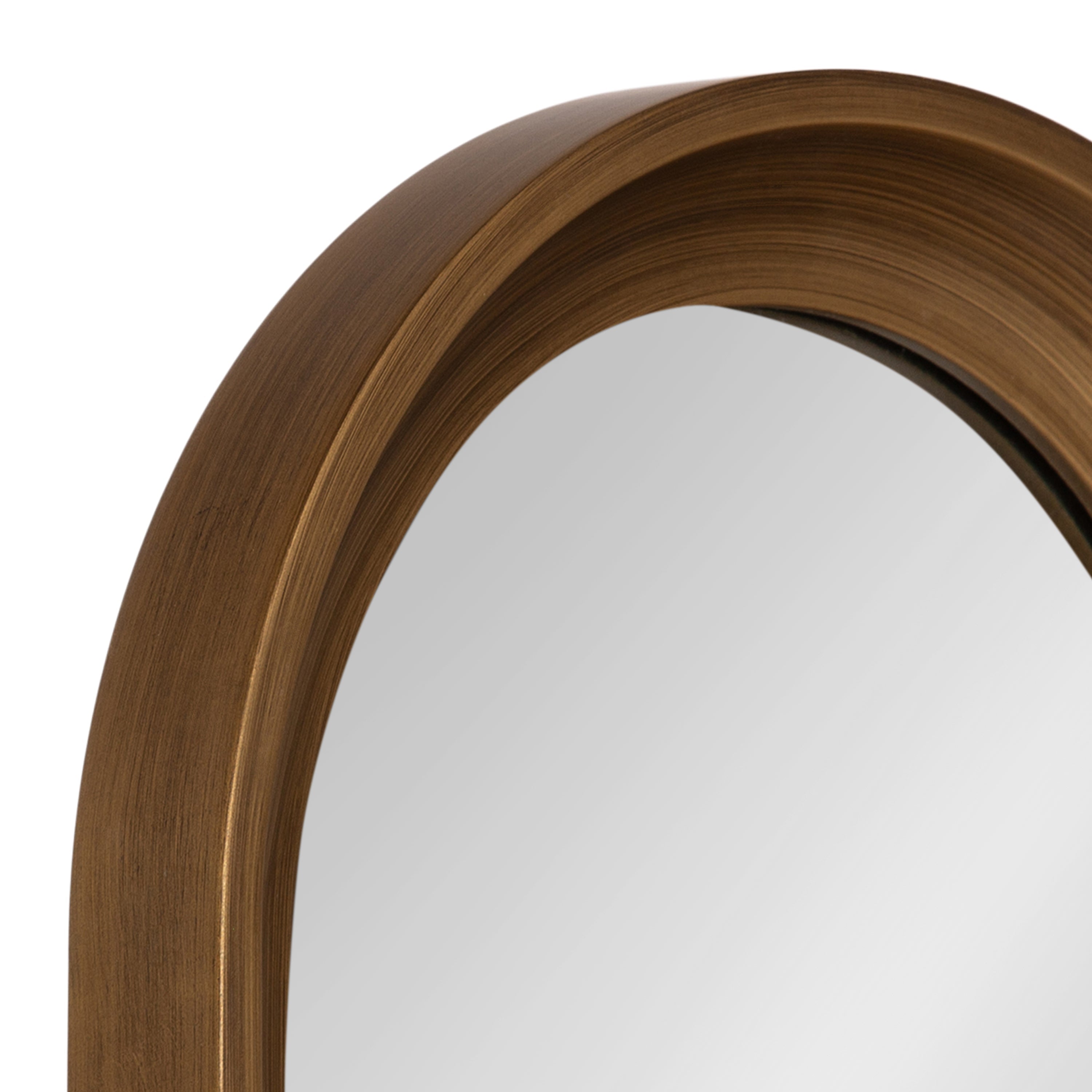 Hatherleigh Arch Wood Wall Mirror