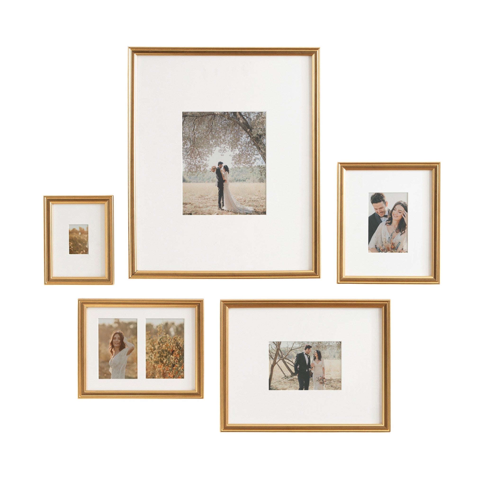 Adlynn 5 Piece Wall Picture Frame Set
