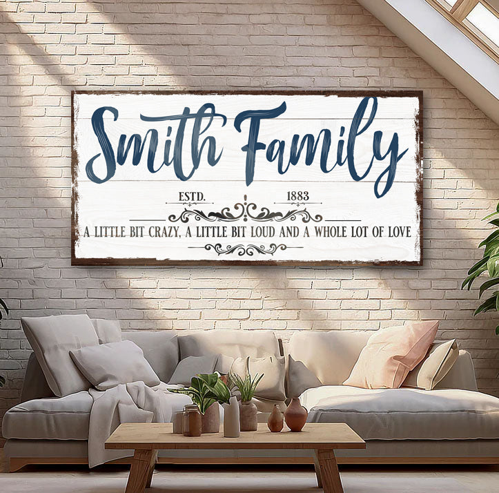 Custom Name Sign Canvas by Tailored Canvases - product image 2 for Resin Society