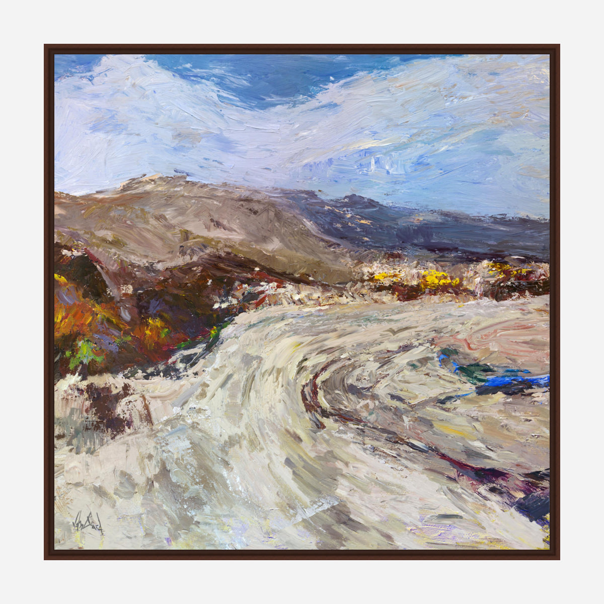 Mountain Pass Artist Canvas Enhanced Print by John Beard Collection - product image 7 for Resin Society