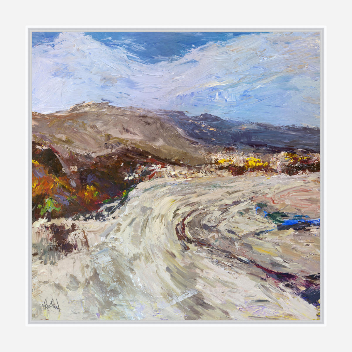 Mountain Pass Artist Canvas Enhanced Print by John Beard Collection - product image 6 for Resin Society