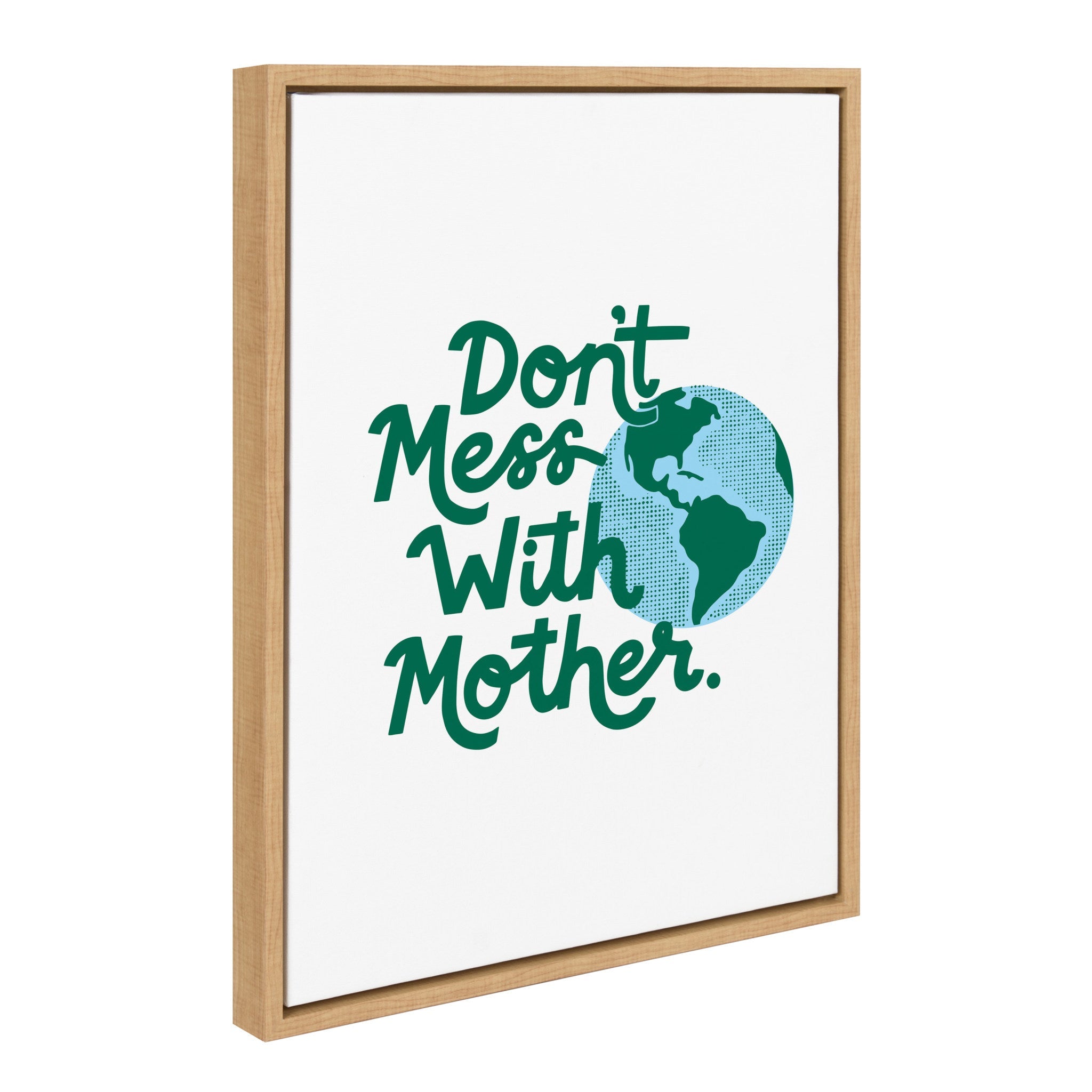 Sylvie Don't Mess with Mother Framed Canvas by kateandlaurel - product image 2 for Resin Society