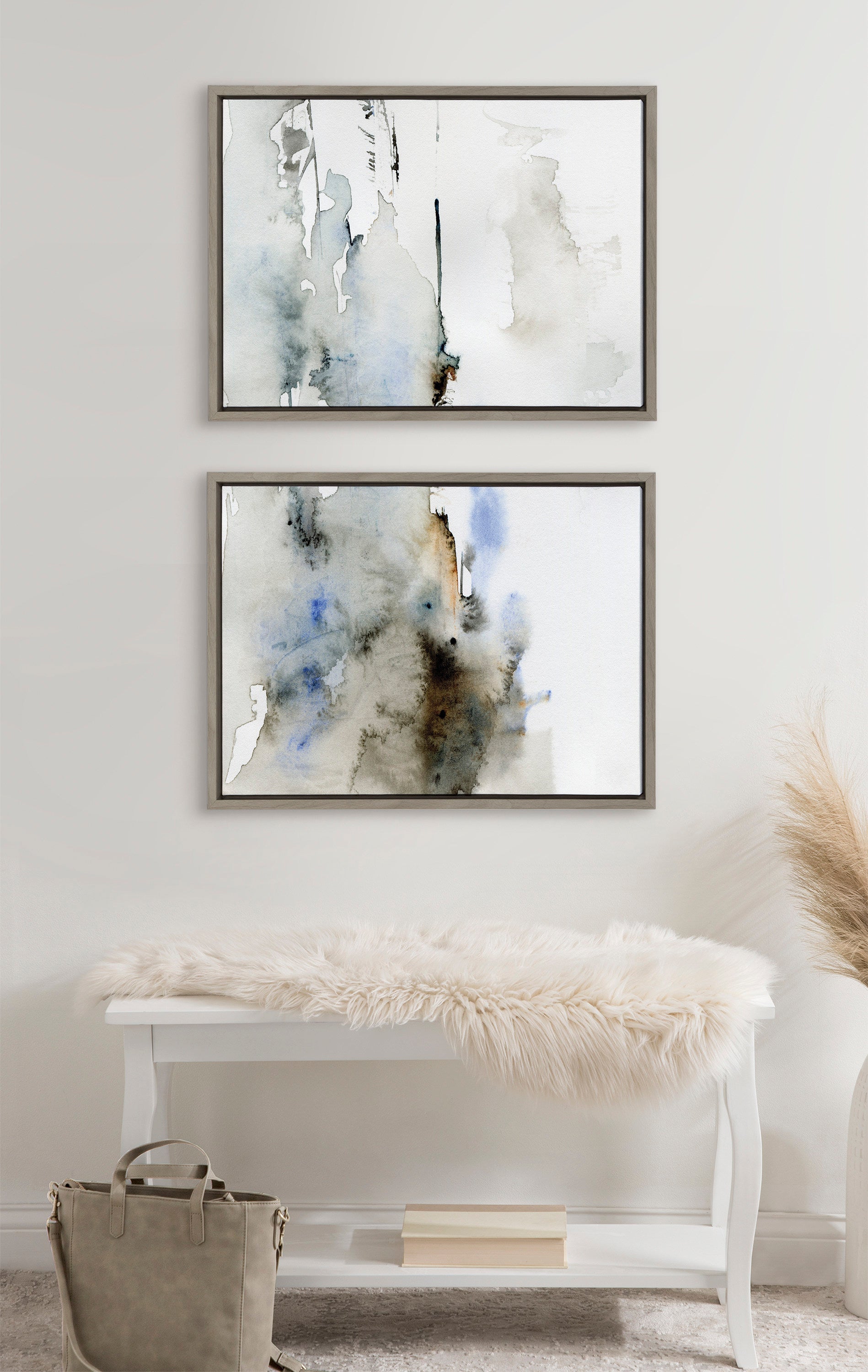 Sylvie Close Your Eyes and Remember 1 Framed Canvas by kateandlaurel - product image 5 for Resin Society