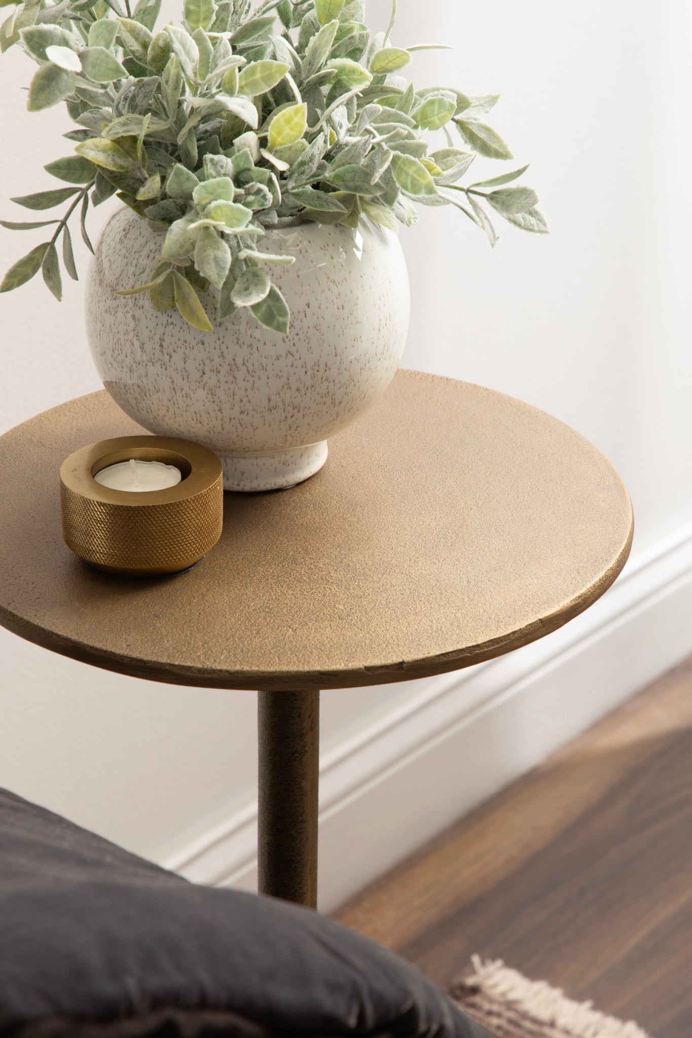 Henshall Metal Round Side Table
