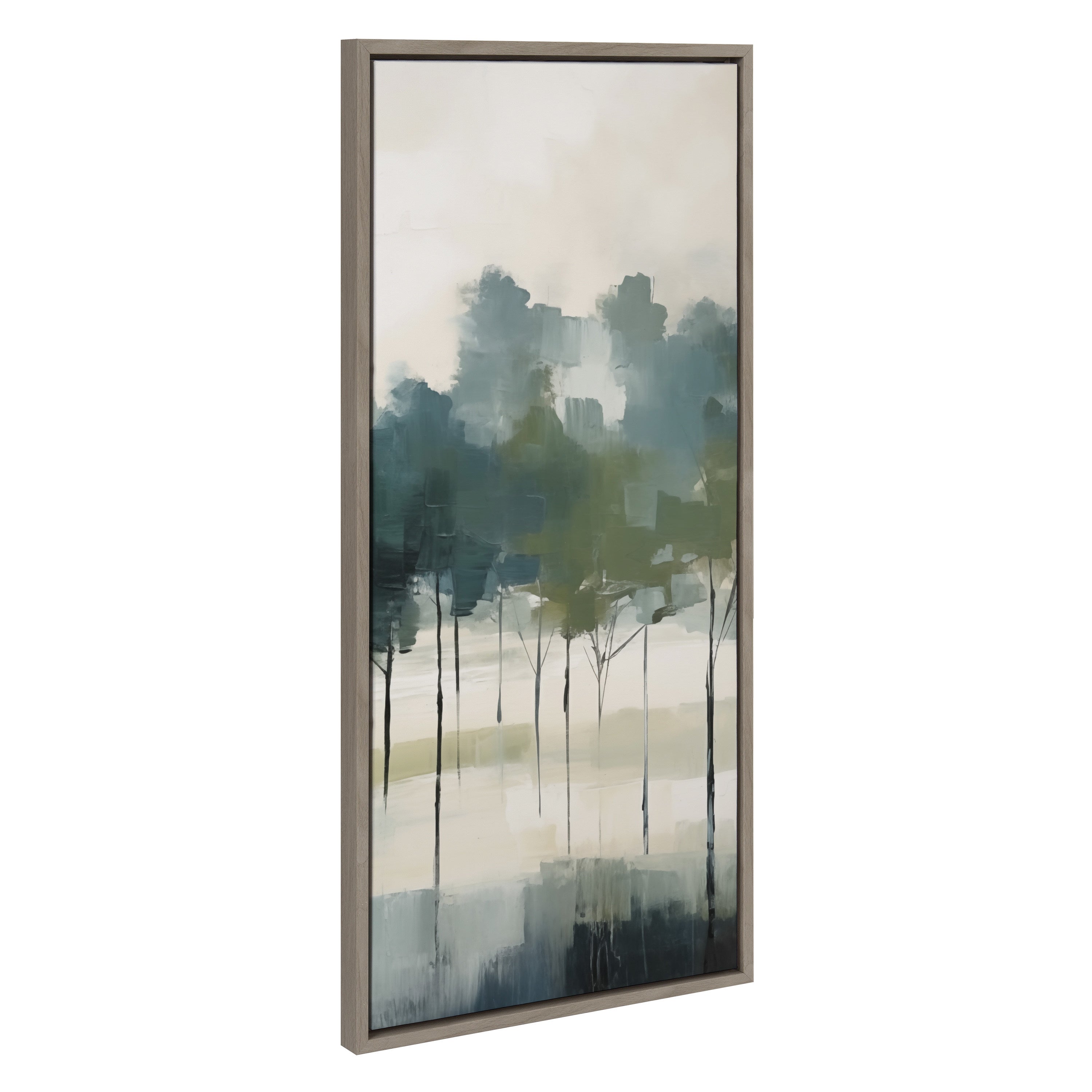 Sylvie Whispering Trees I Framed Canvas by Amy Lighthall